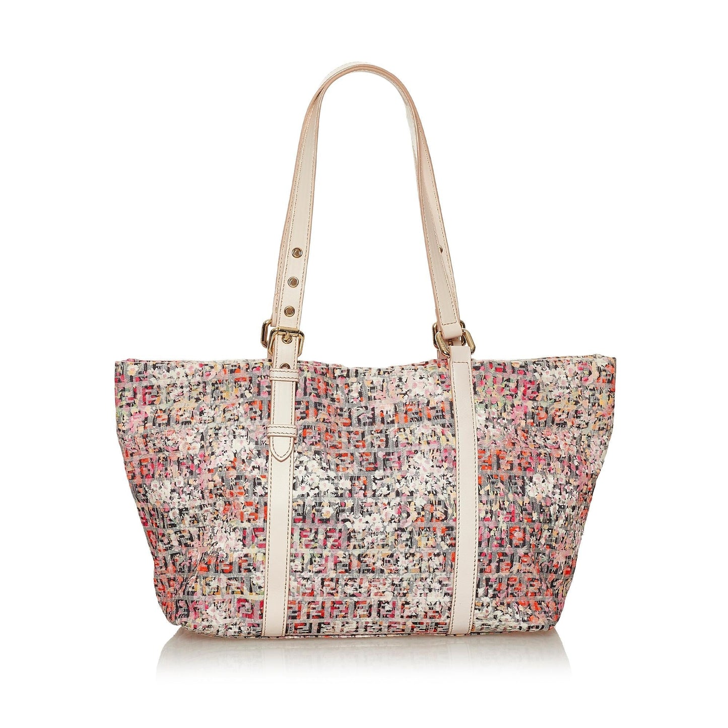 Fendi Zucchino Floral Tote Bag Shg Bag Shg 28531