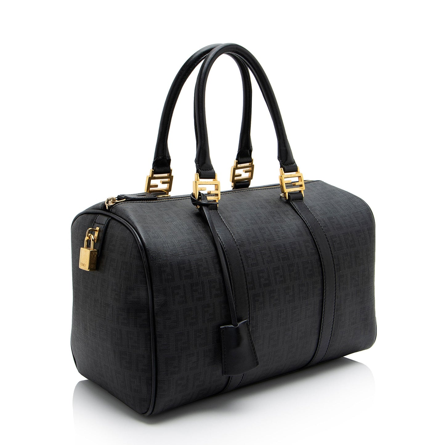 Fendi Zucchino Forever Boston Bag Shf 1Jxlmp Satchel Bag