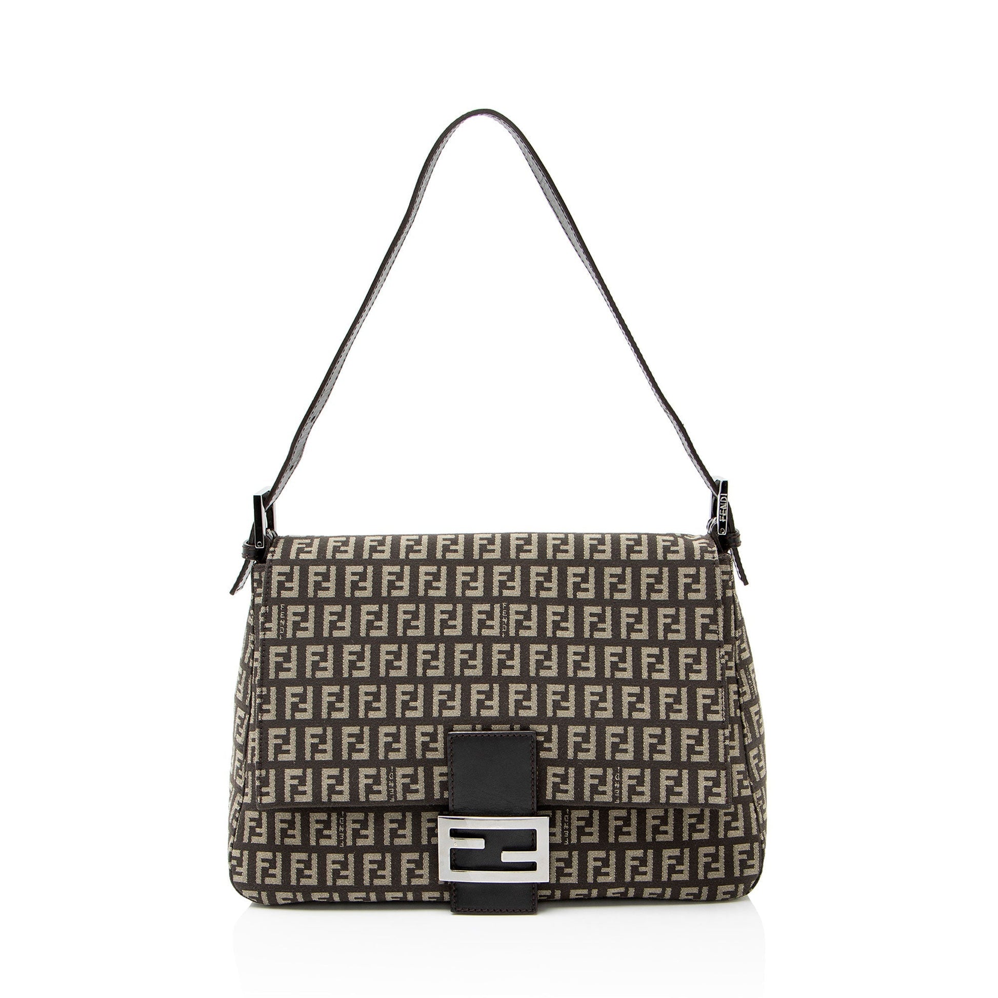 Fendi Zucchino Forever Mama Shoulder Bag