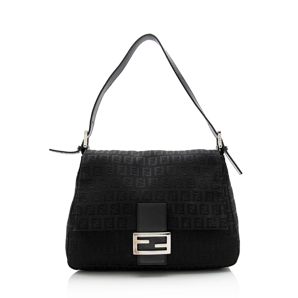 Fendi Zucchino Forever Mamma Shoulder Bag Shf