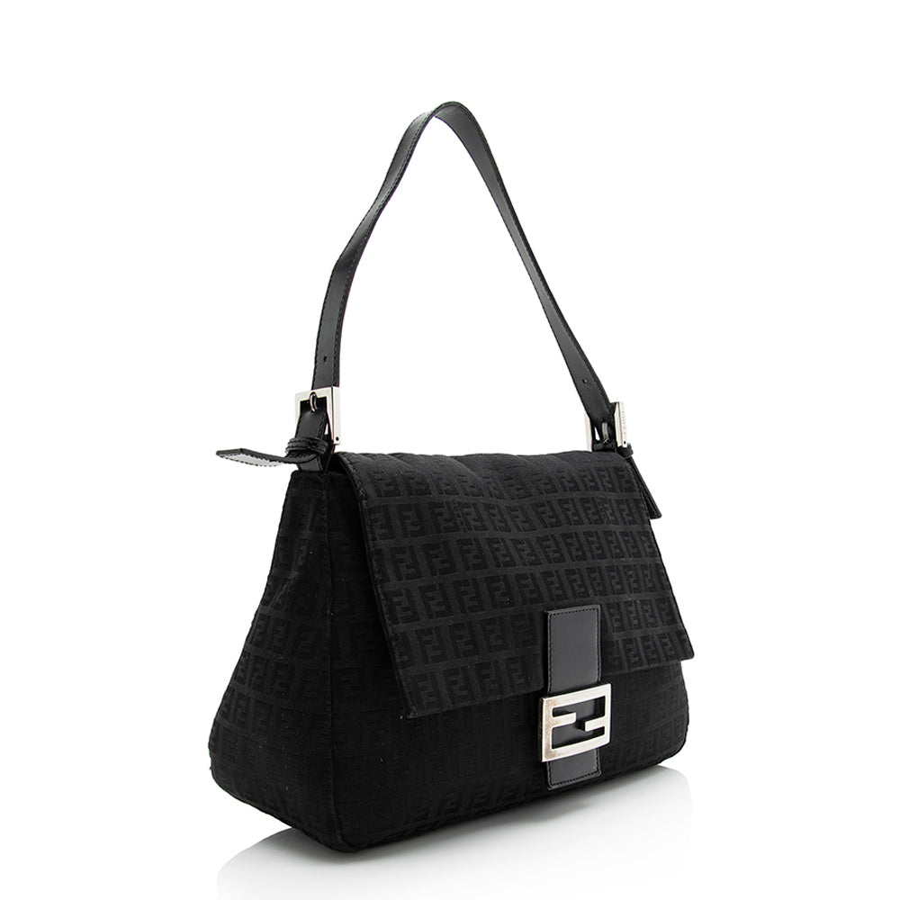 Fendi Zucchino Forever Mamma Shoulder Bag Shf