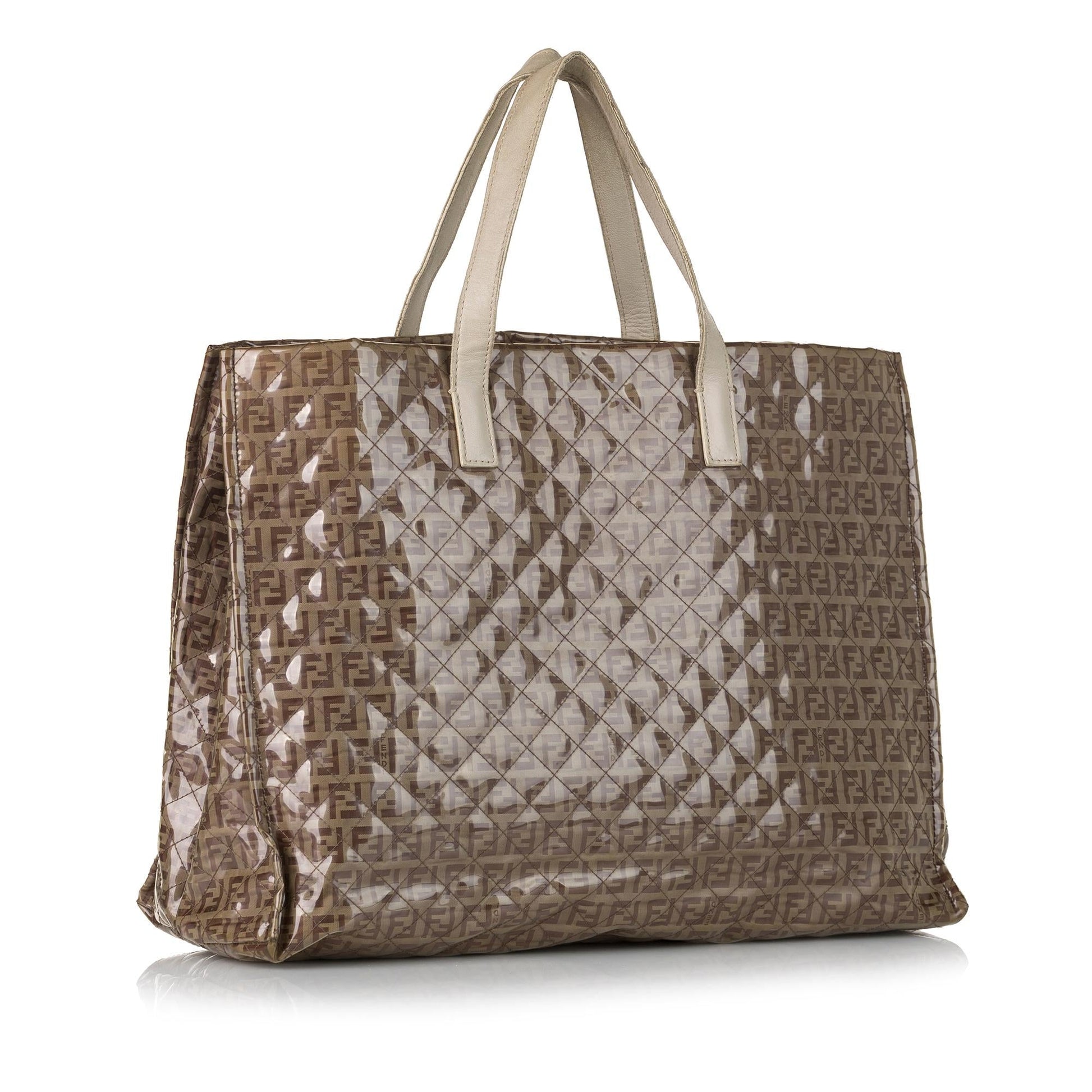 Fendi Zucchino Glazed Tote Tote Bag