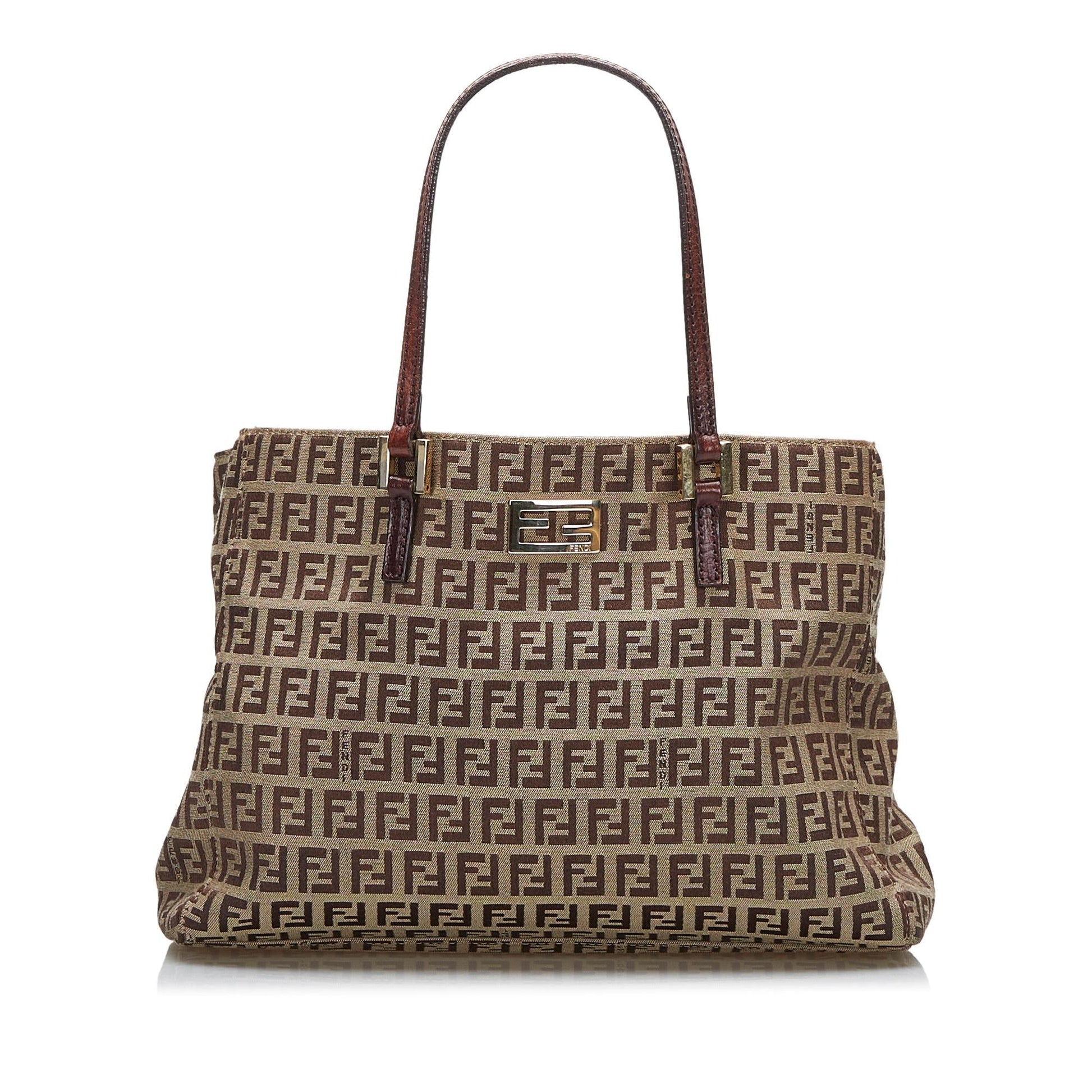 Fendi Zucchino Handbag Shg Hgotb8 Satchel Bag