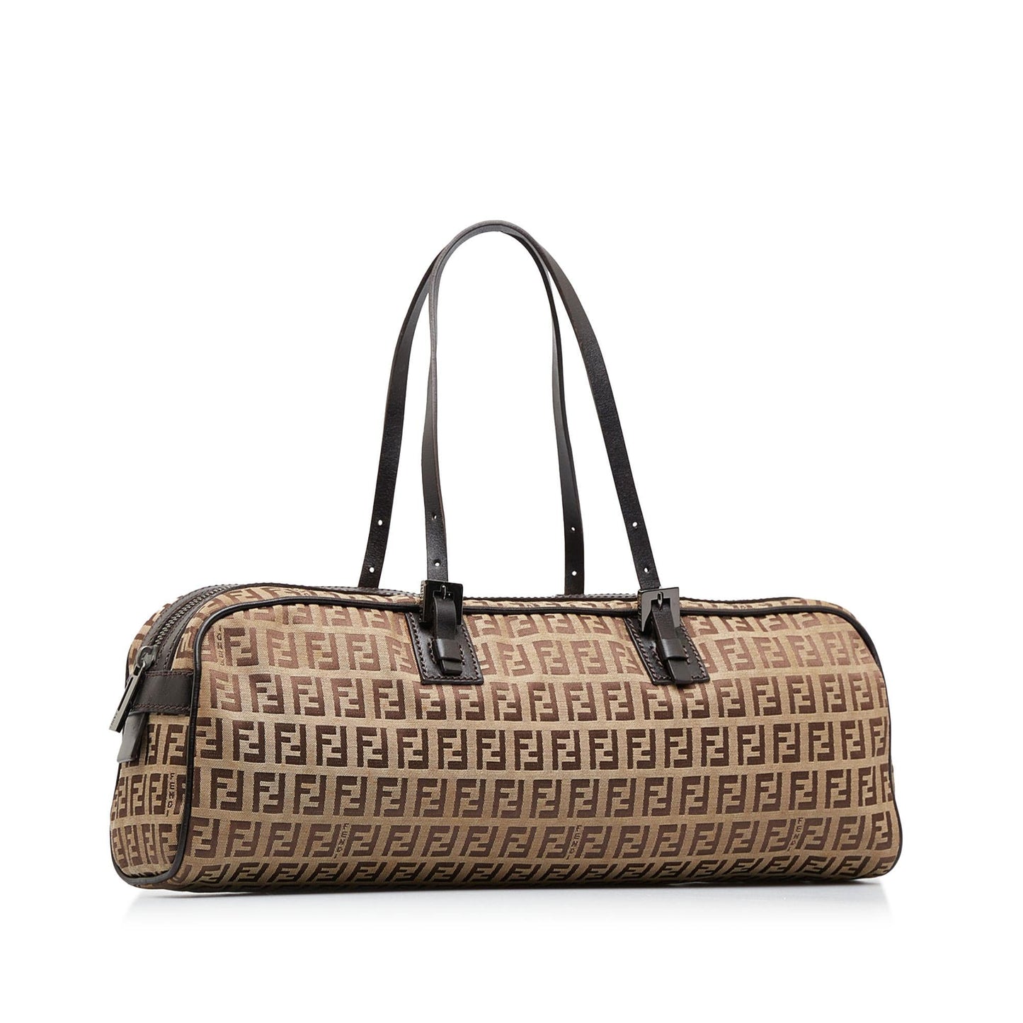 Fendi Zucchino Handbag Shg 2Enfeb Satchel Bag