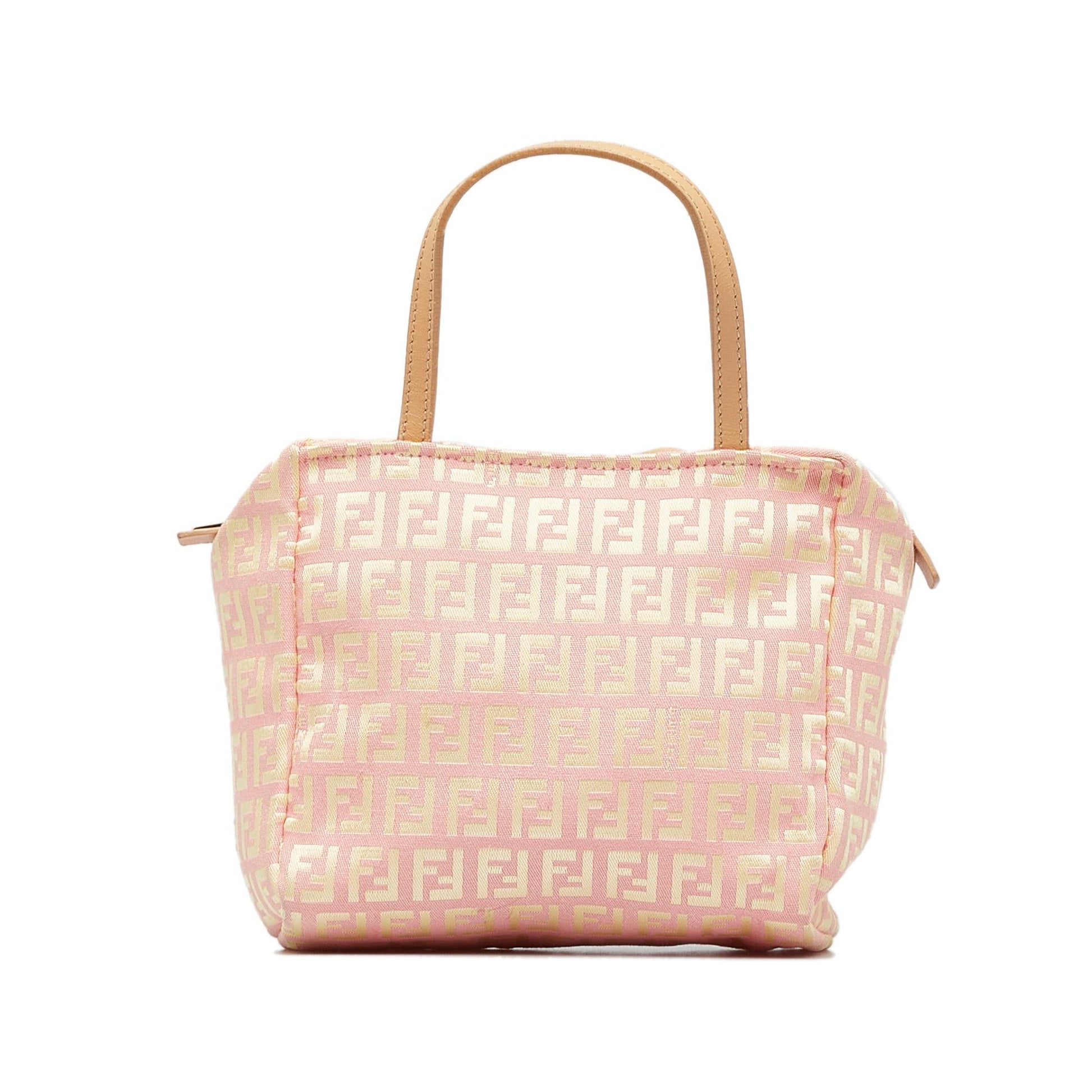 Fendi Zucchino Handbag Shg E2Smoy Satchel Bag