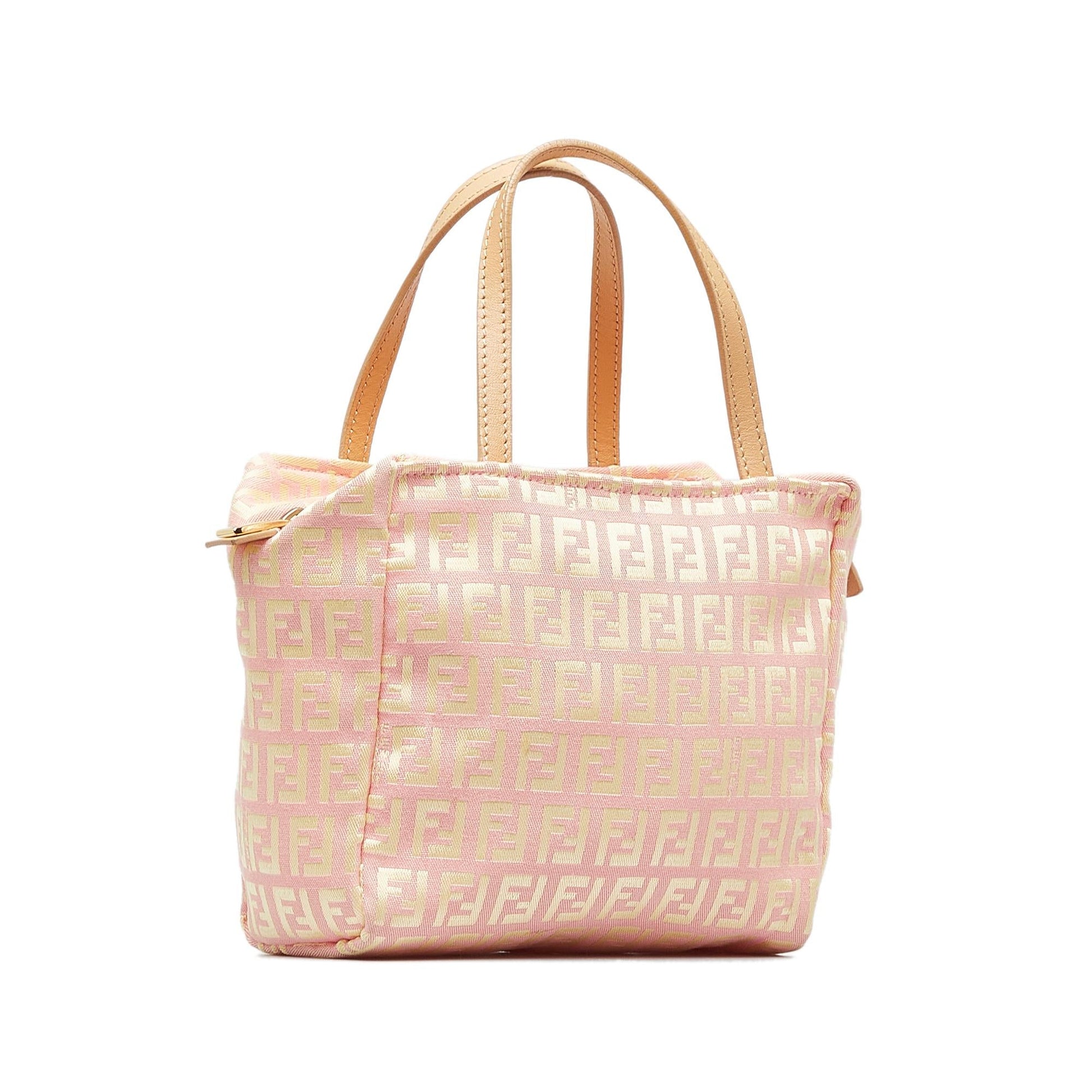 Fendi Zucchino Handbag Shg E2Smoy Satchel Bag