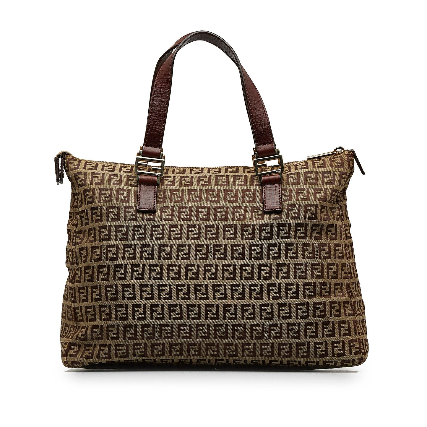 Fendi Zucchino Handbag Shg Aipaot Satchel Bag