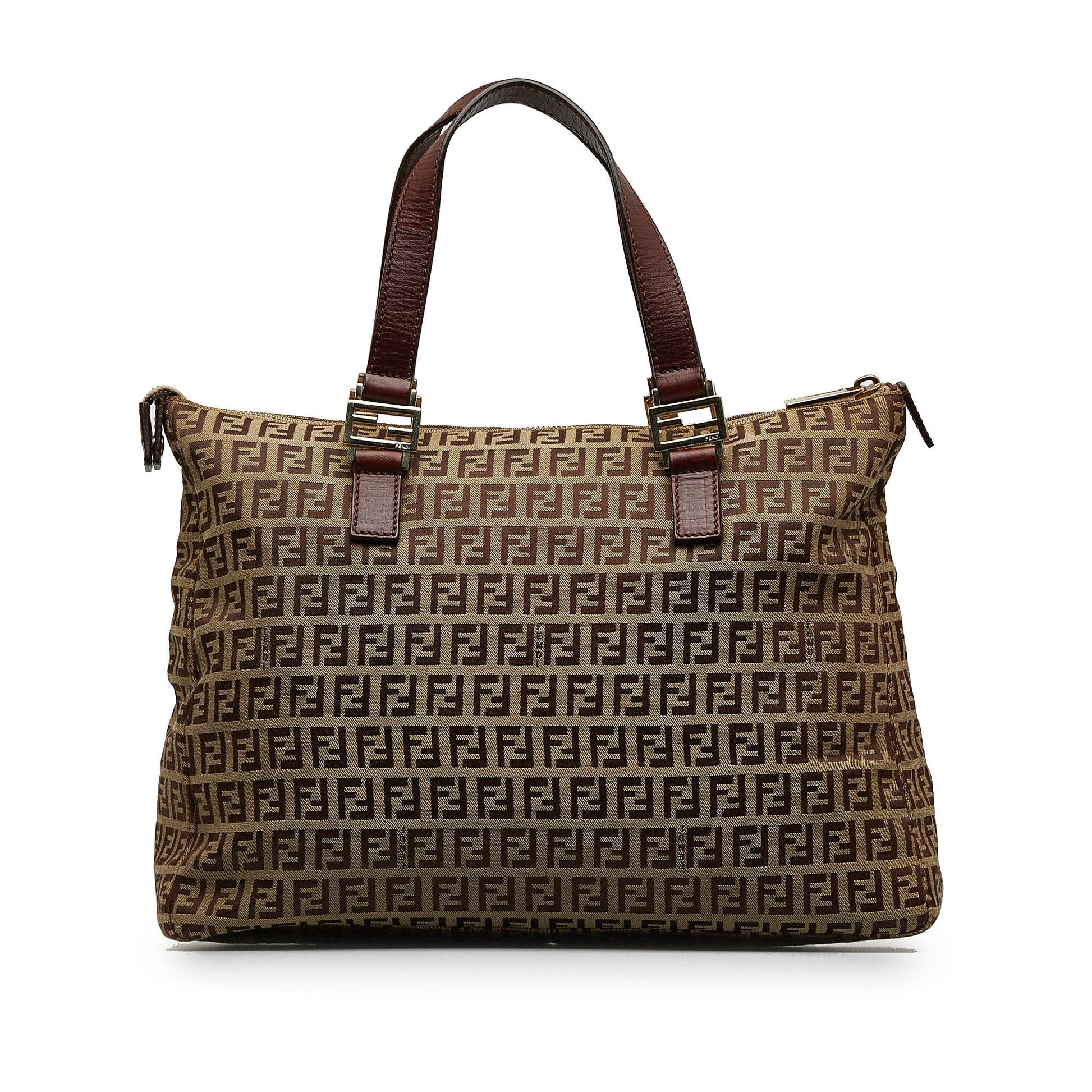 Fendi Zucchino Handbag Shg Aipaot Satchel Bag