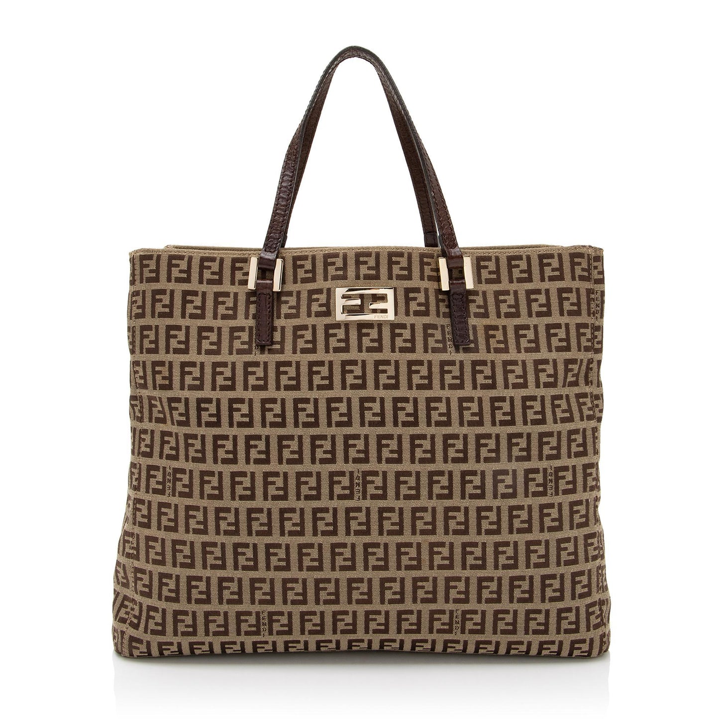 Fendi Zucchino Tote Shf Qdnizz Large Logo Tote Bag