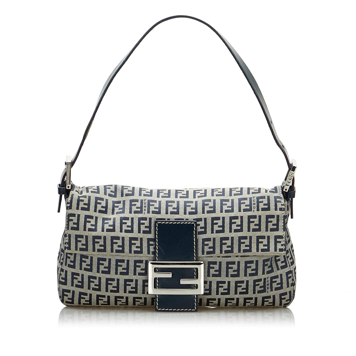 Fendi Zucchino Mamma Baguette Shg Ycshwr Handbag Shoulder Bag
