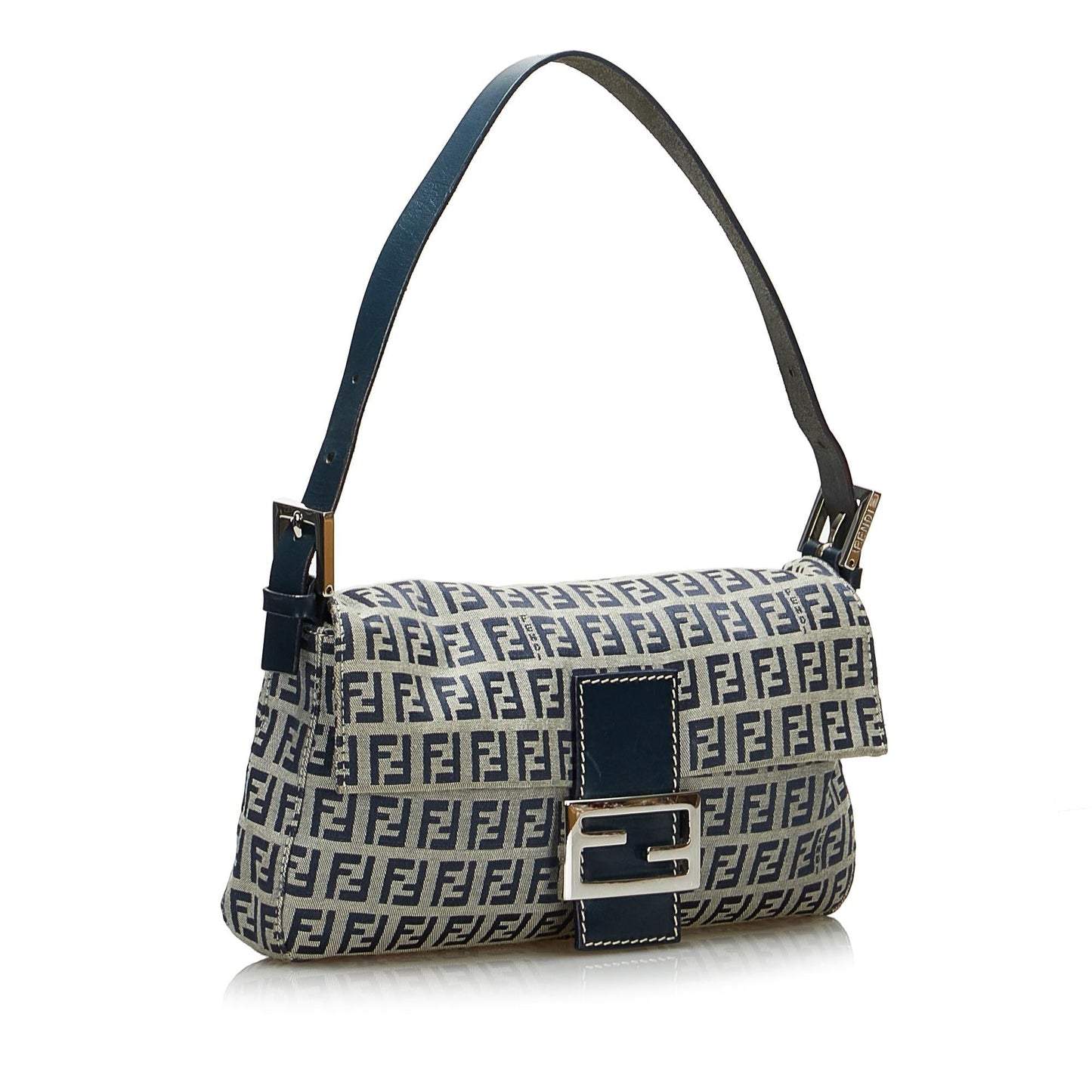 Fendi Zucchino Mamma Baguette Shg Ycshwr Handbag Shoulder Bag