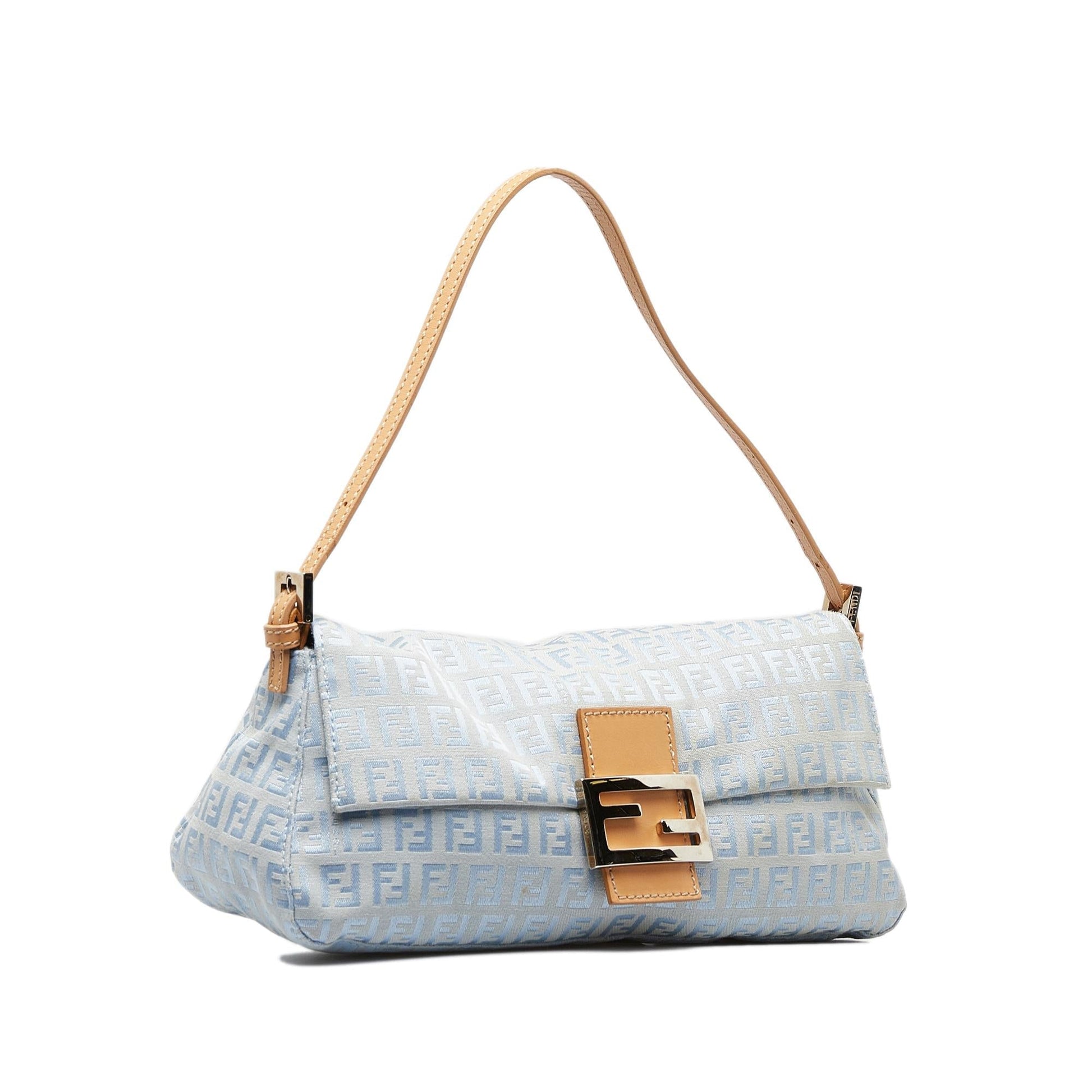 Fendi Zucchino Mamma Baguette Shg 7V48Eq Handbag Shoulder Bag