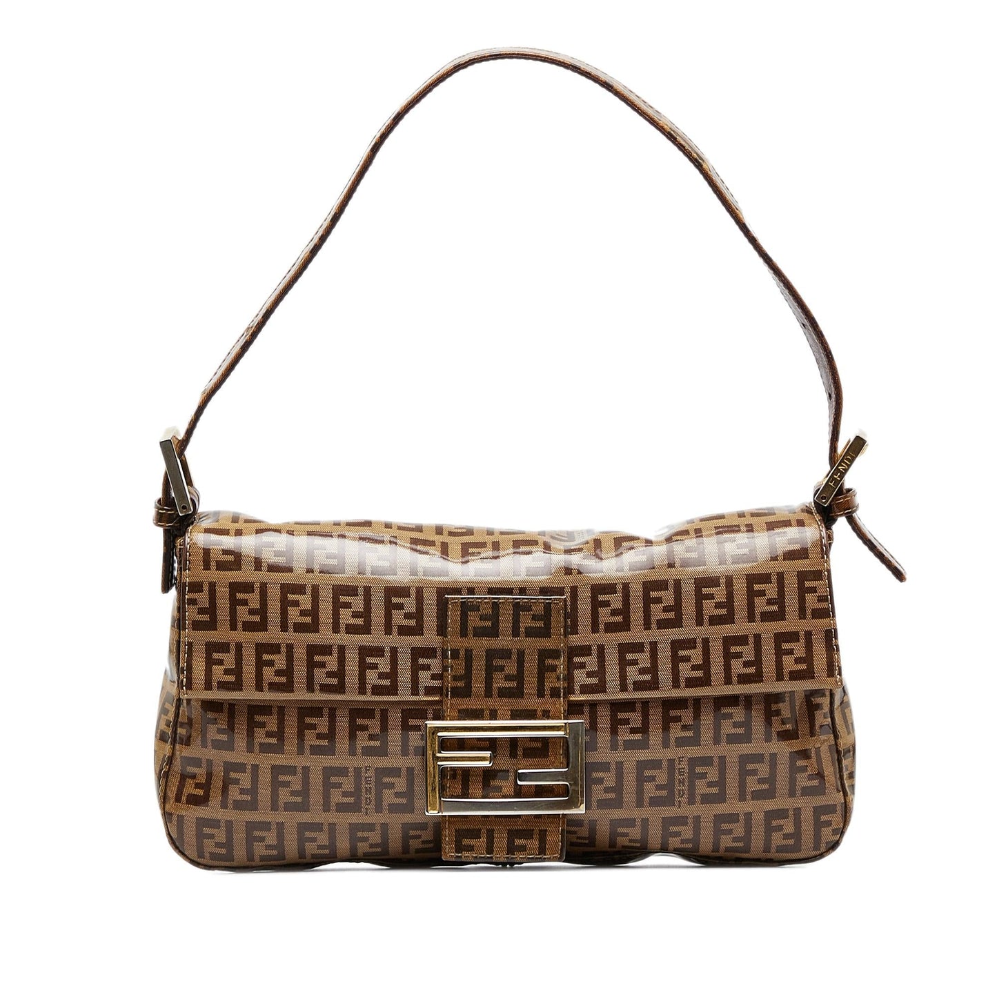 Fendi Zucchino Mamma Baguette Shg Jbxzpp Handbag Shoulder Bag