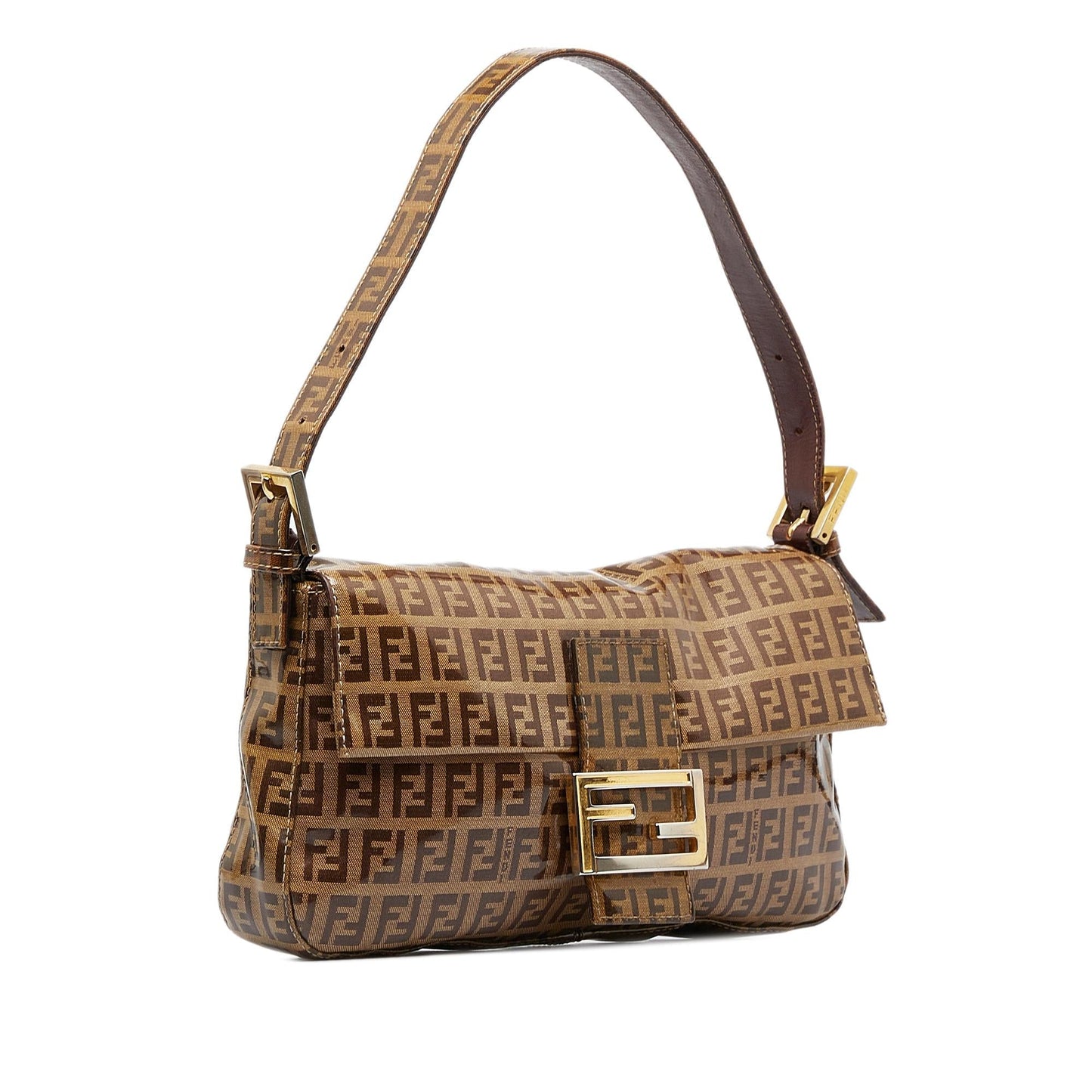 Fendi Zucchino Mamma Baguette Shg Jbxzpp Handbag Shoulder Bag