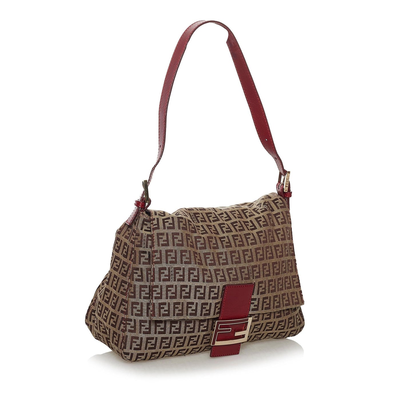 Fendi Zucchino Mamma Forever Shoulder Bag Shg Canvas Bag Shg 33285