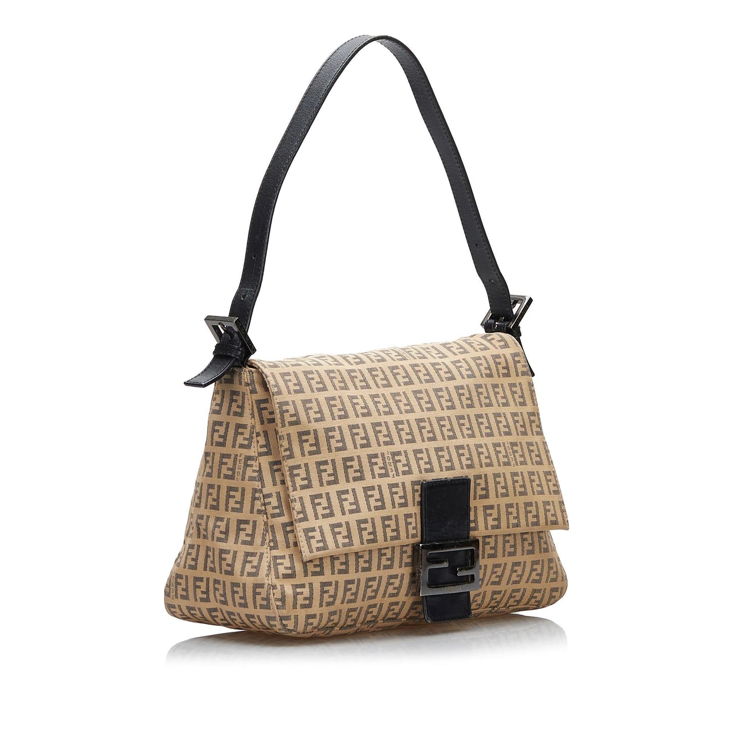 Fendi Zucchino Mamma Forever Shoulder Bag Shg Ncrosm Canvas