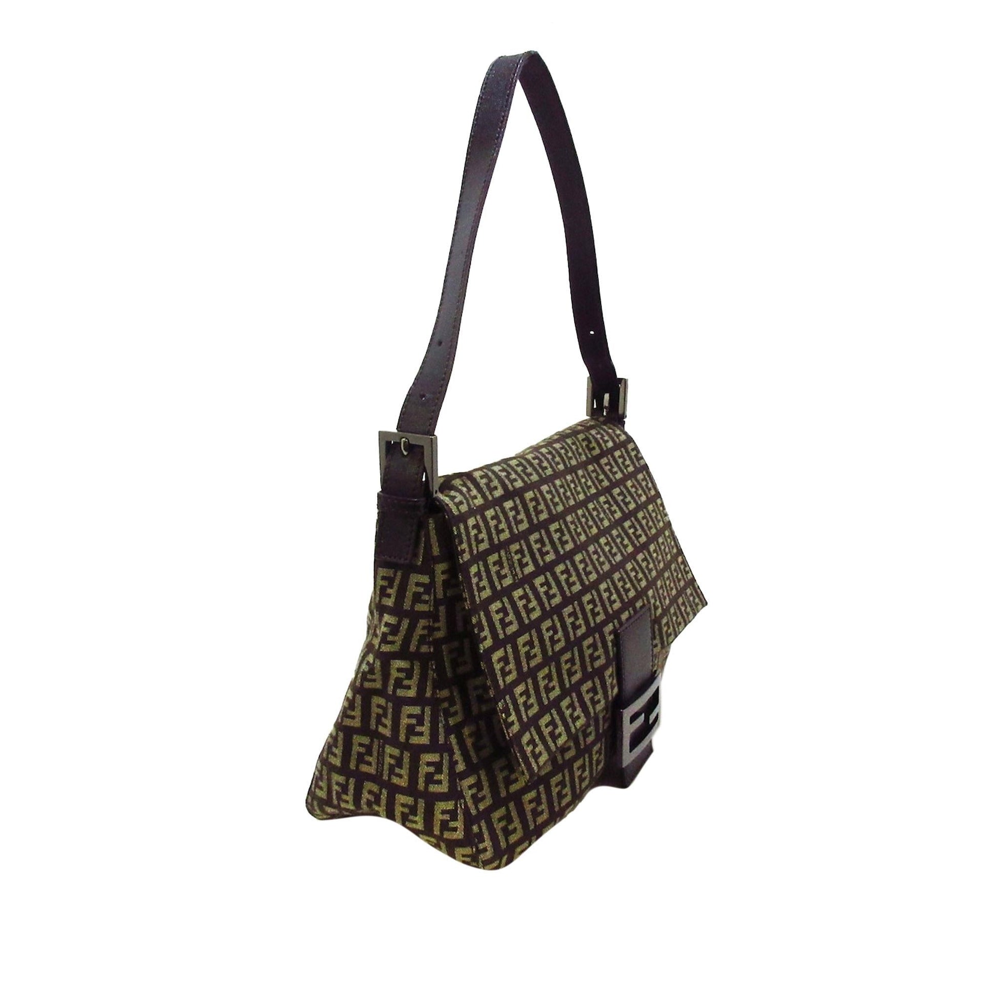 Fendi Zucchino Mamma Forever Shoulder Bag Shg