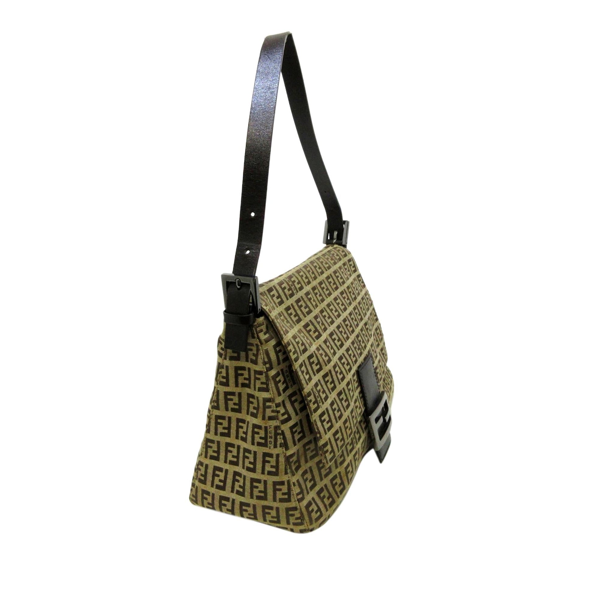 Fendi Zucchino Mamma Forever Shoulder Bag Shg Bag Shg 36071