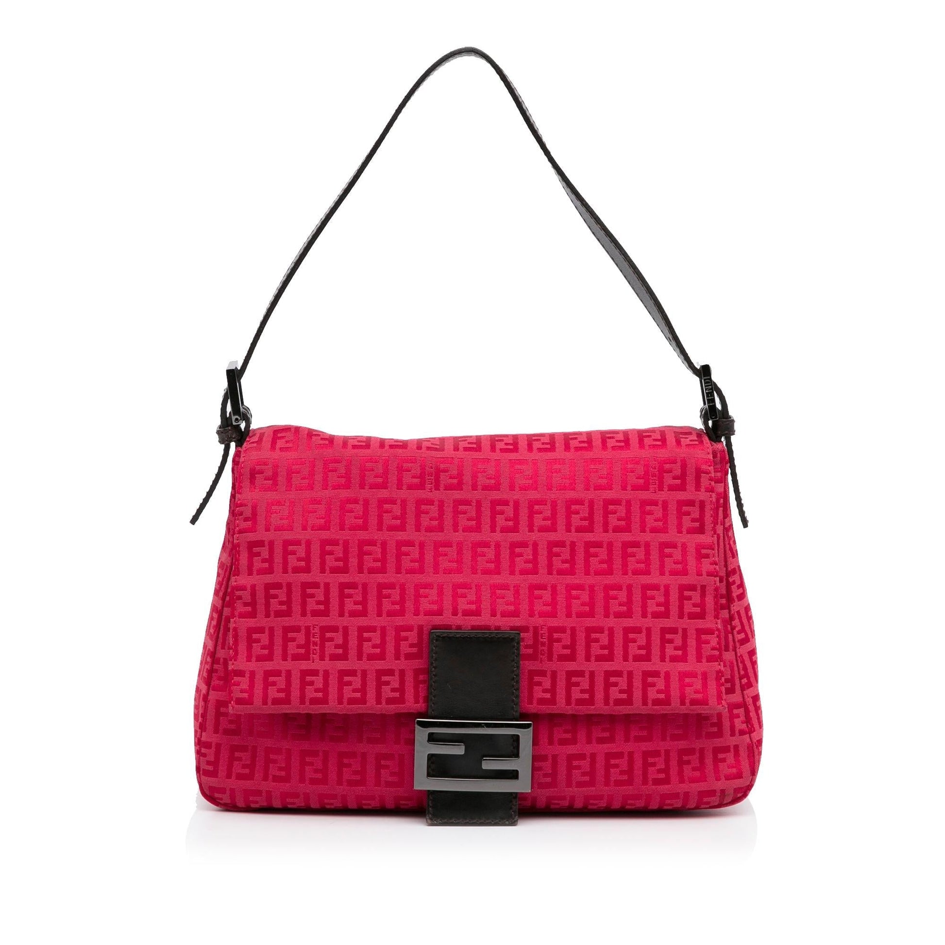 Fendi Zucchino Mamma Forever Shg Me Fx Shoulder Bag