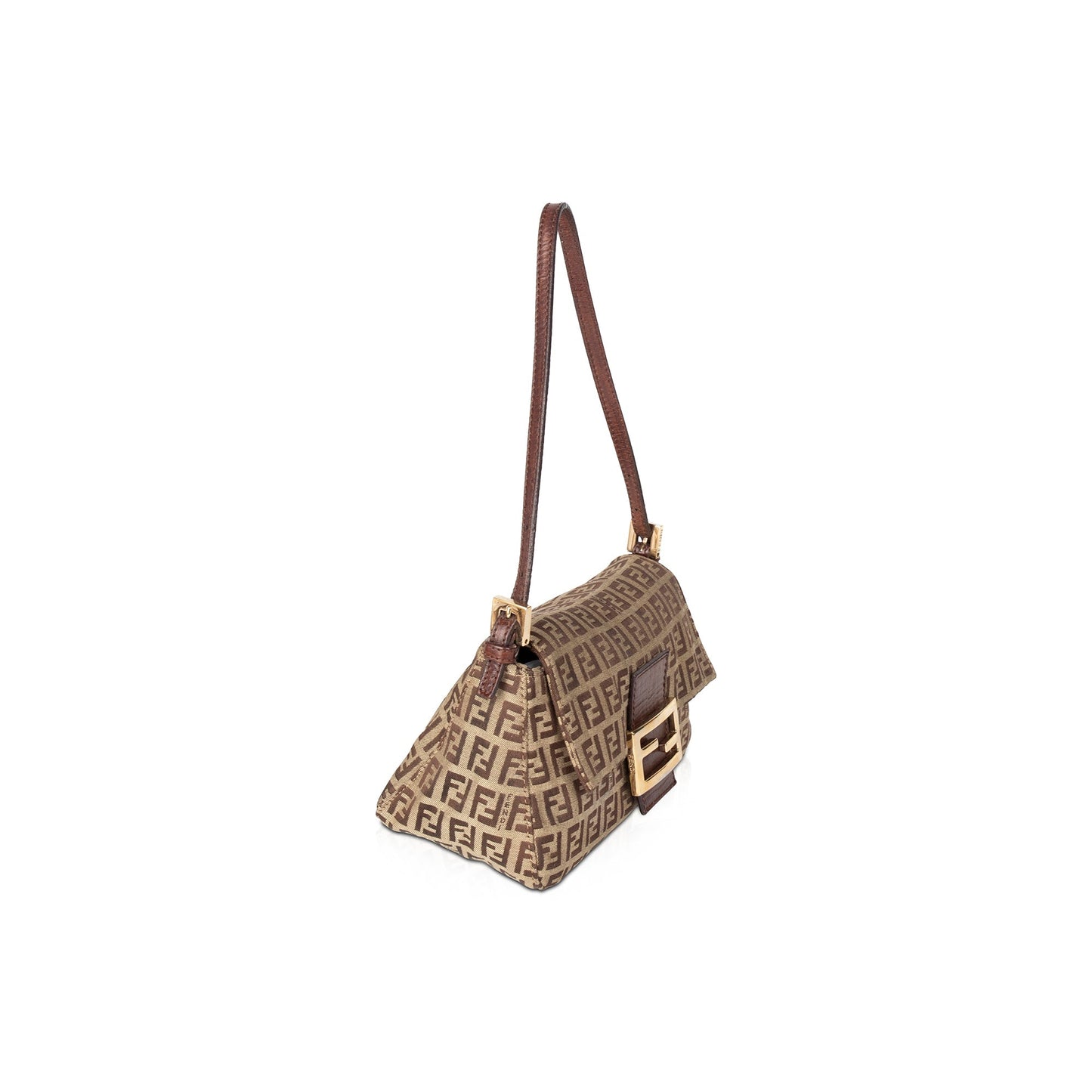 Fendi Zucchino Mama Baguette Bag Mini Travel Bag