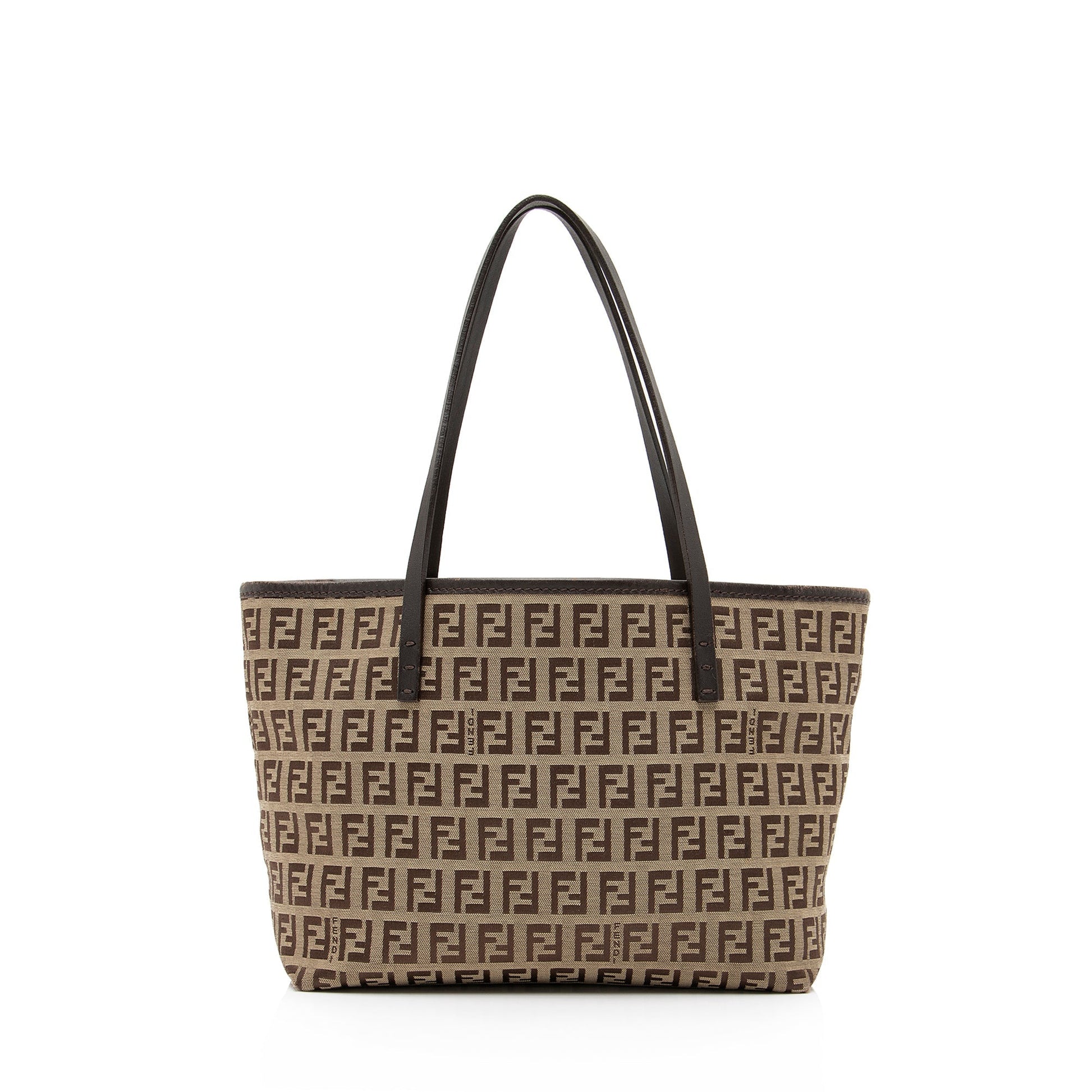 Fendi Zucchino Roll Tote Shf Mini Tote Bag