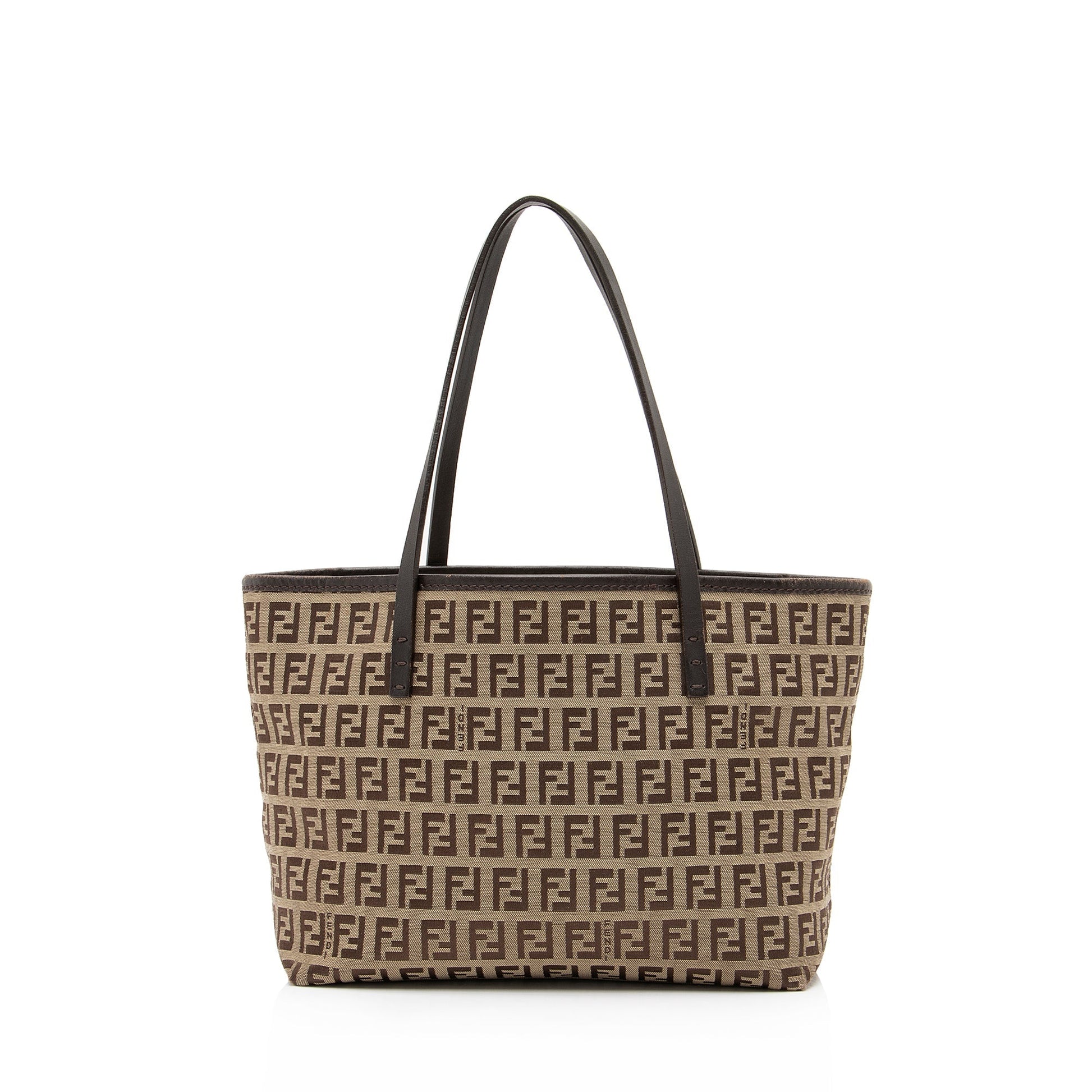 Fendi Zucchino Roll Tote Shf Mini Tote Bag