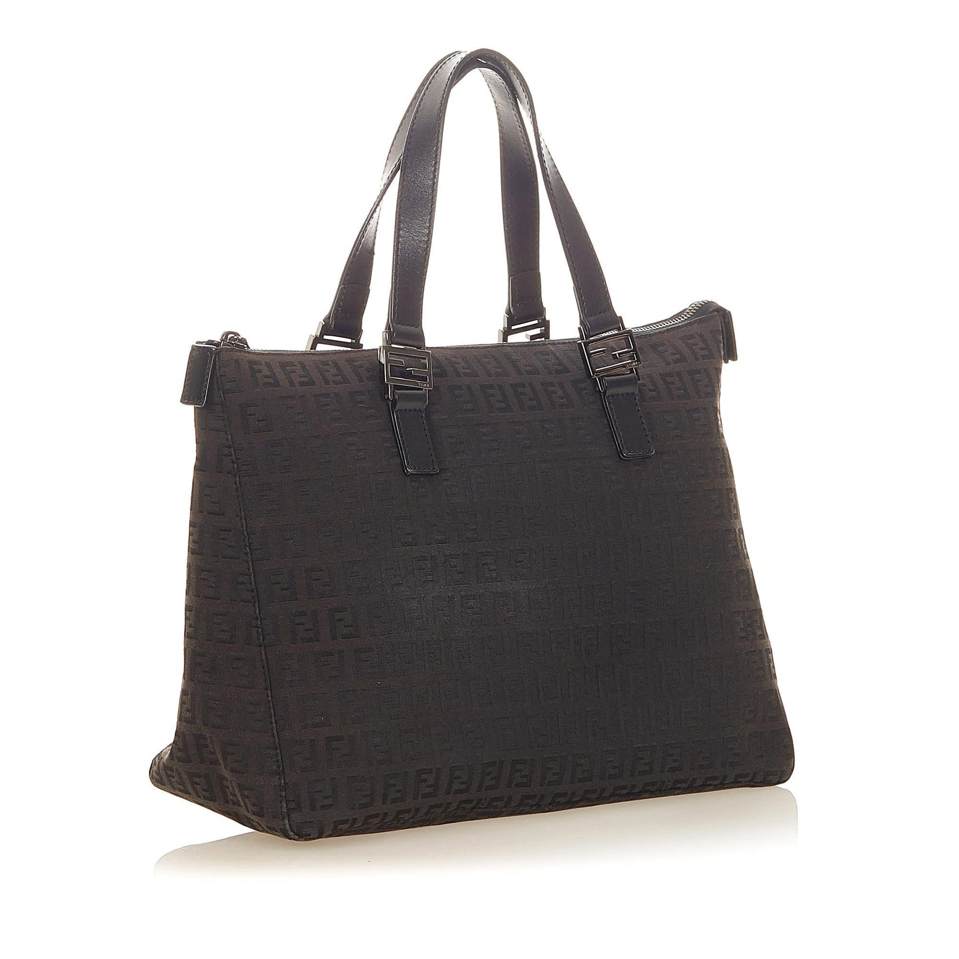 Fendi Zucchino Tote Bag Shg Nylon