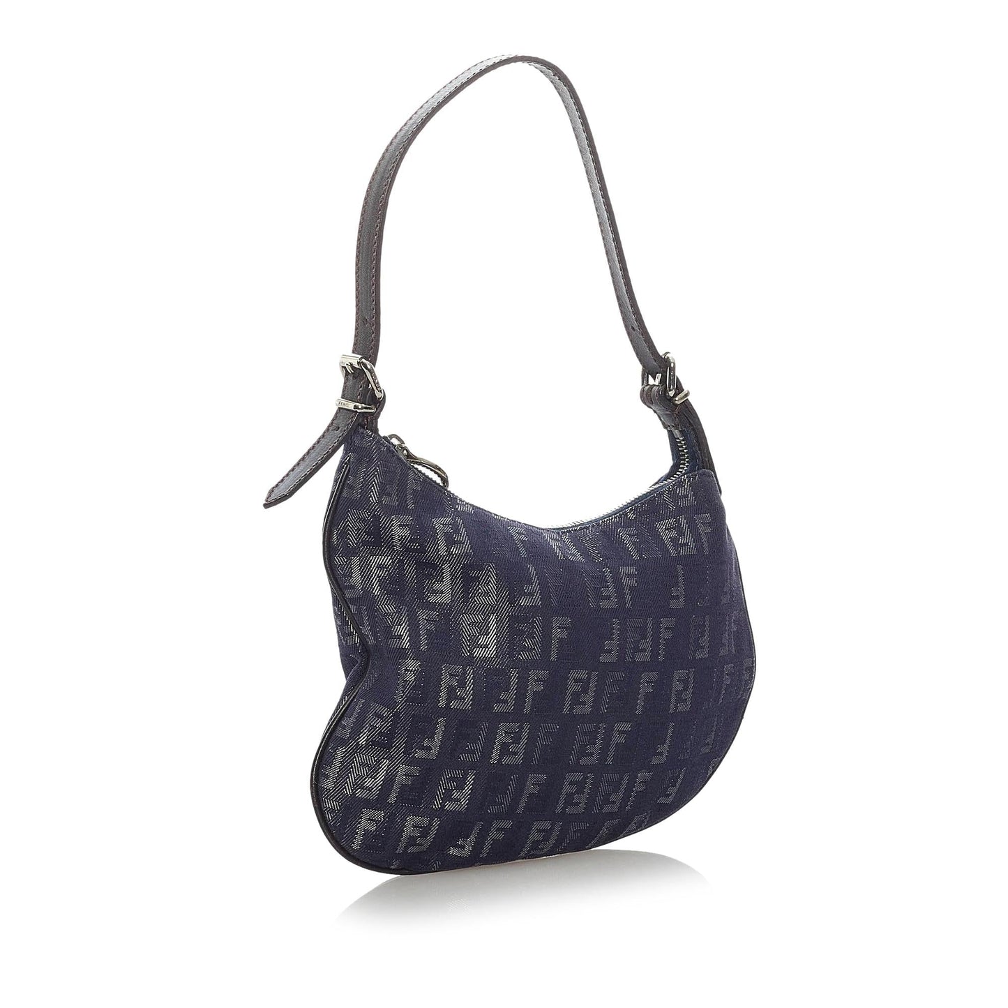 Fendi Zucchino Oyster Shoulder Bag Shg Canvas Bag Shg 29702