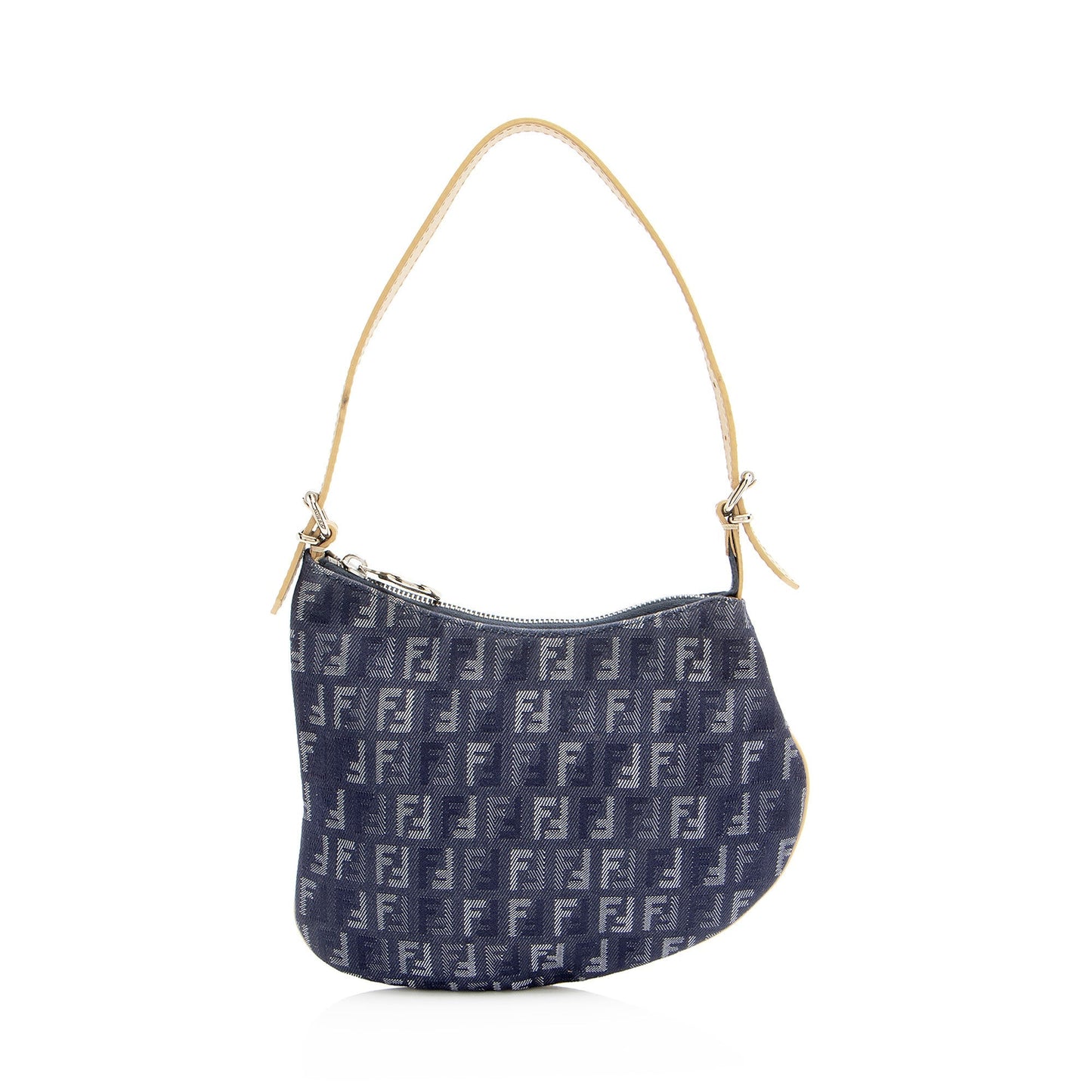 Fendi Zucchino Oyster Shoulder Bag