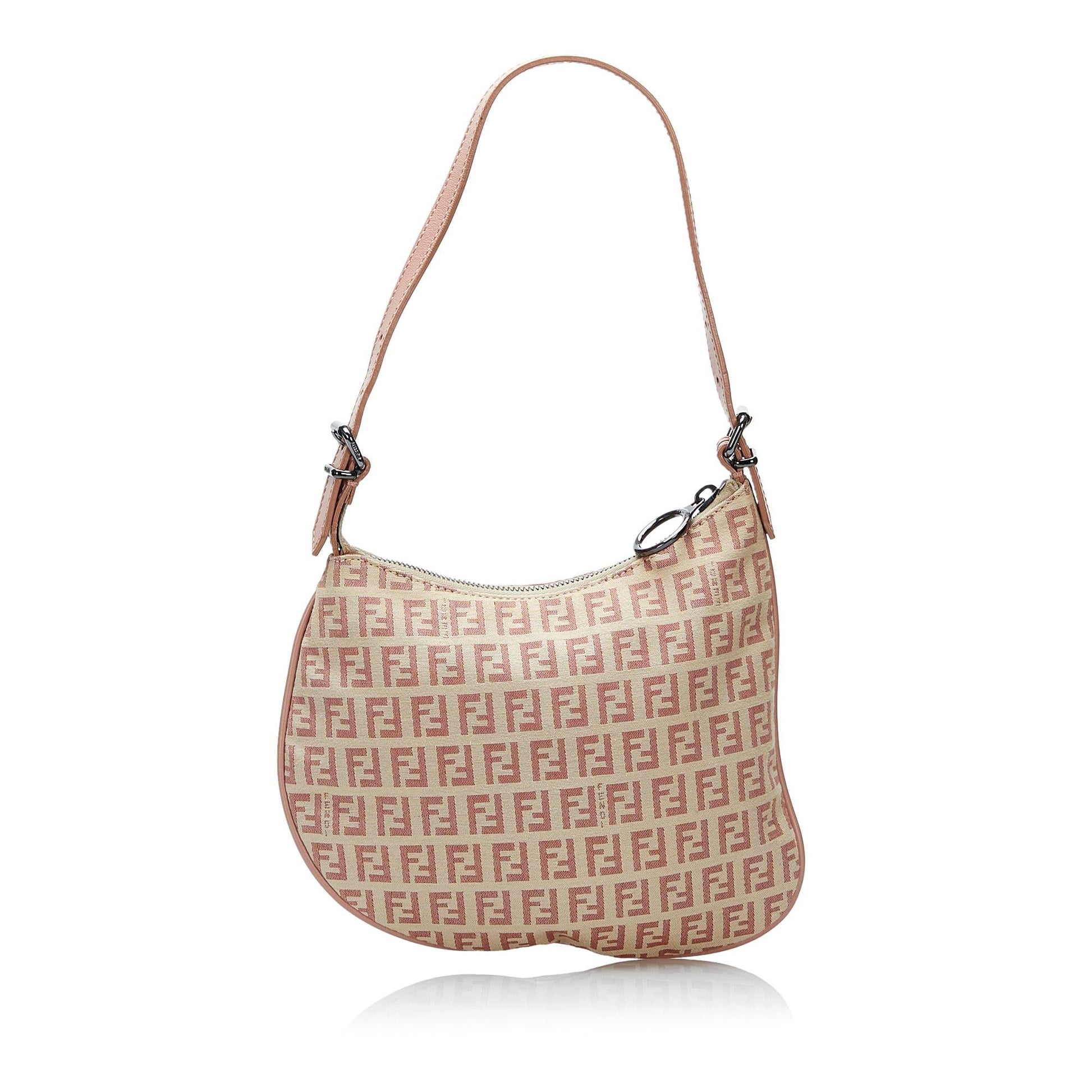 Fendi Zucchino Oyster Shg Vsnkau Shoulder Bag