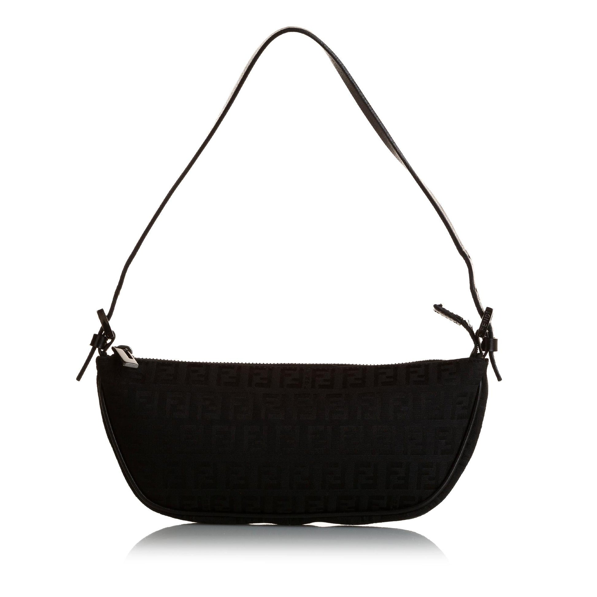 Fendi Zucchino Pochette Shg Handbag Travel Bag
