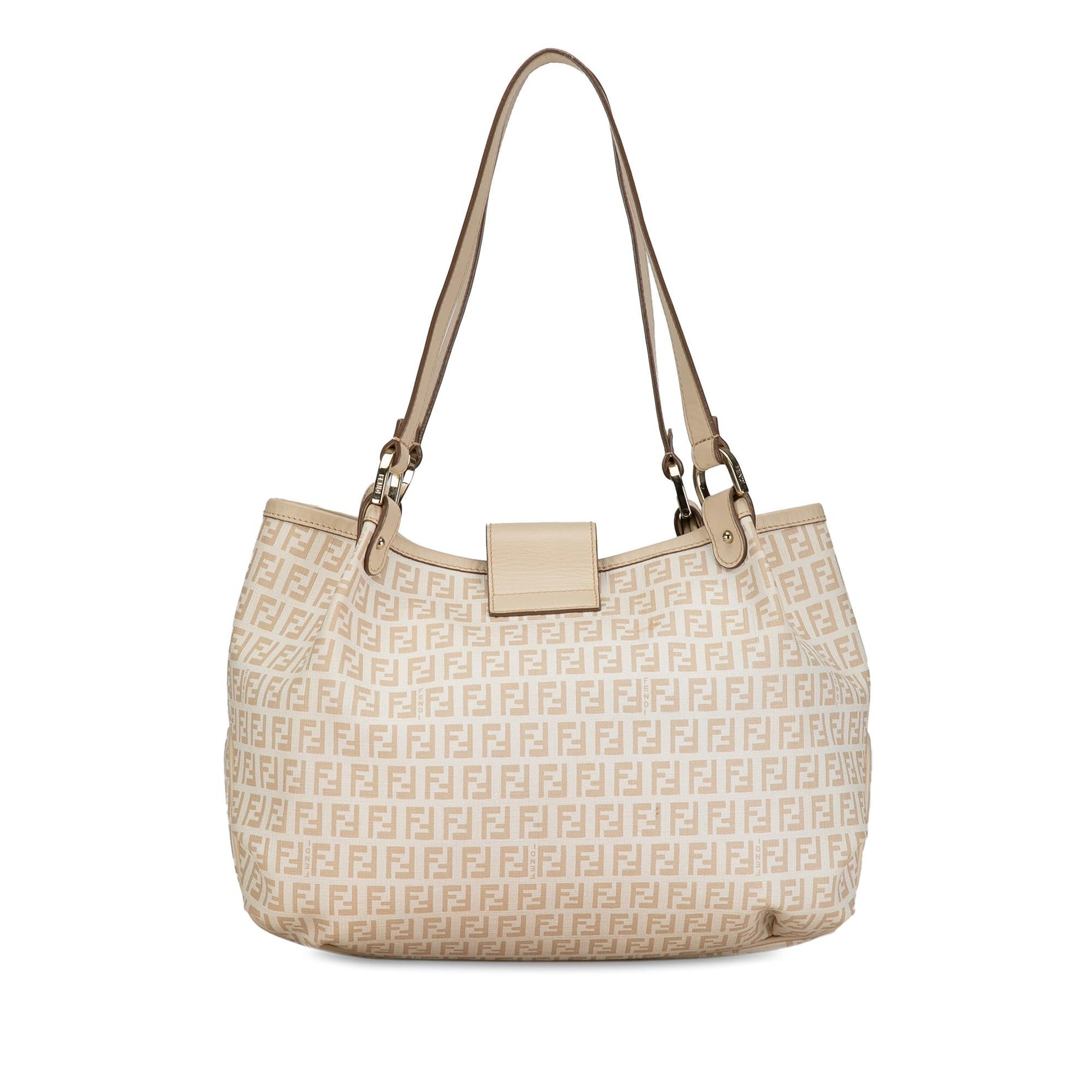 Fendi Zucchino Spalmati Chiusura Tote Shg Cwo6Nc Tote Bag