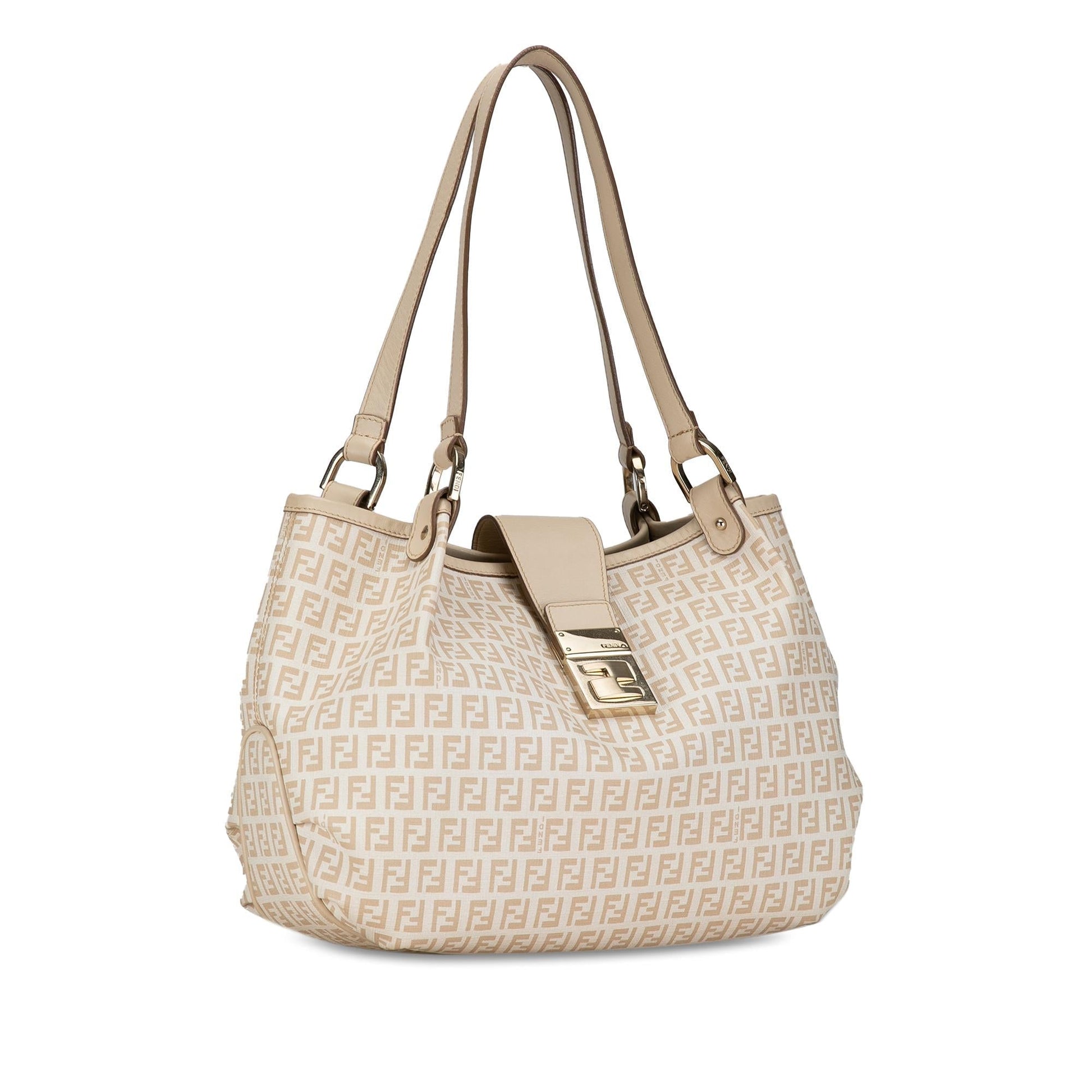 Fendi Zucchino Spalmati Chiusura Tote Shg Cwo6Nc Tote Bag