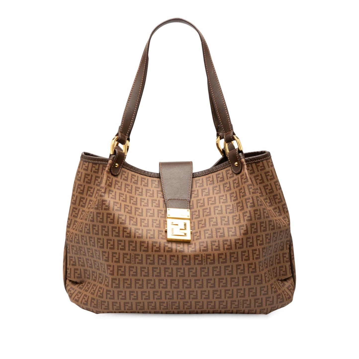 Fendi Zucchino Spalmati Chiusura Tote Tote Bag Spalmati Chiusura Tote
