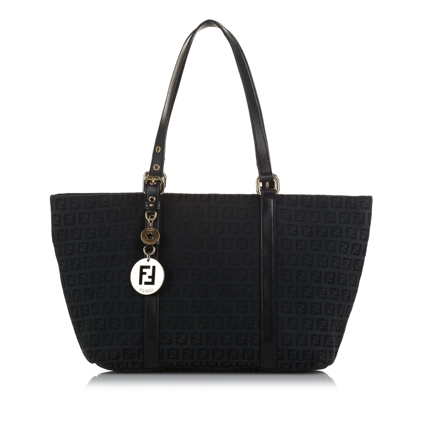 Fendi Zucchino Superstar Tote Shg Uflfjb Canvas Tote Bag