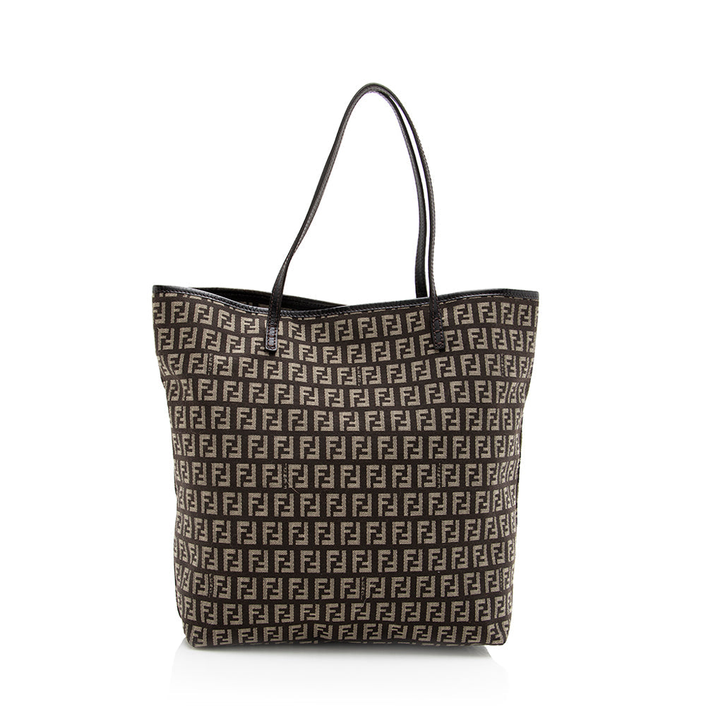Fendi Zucchino Tote Shf Tote Bag