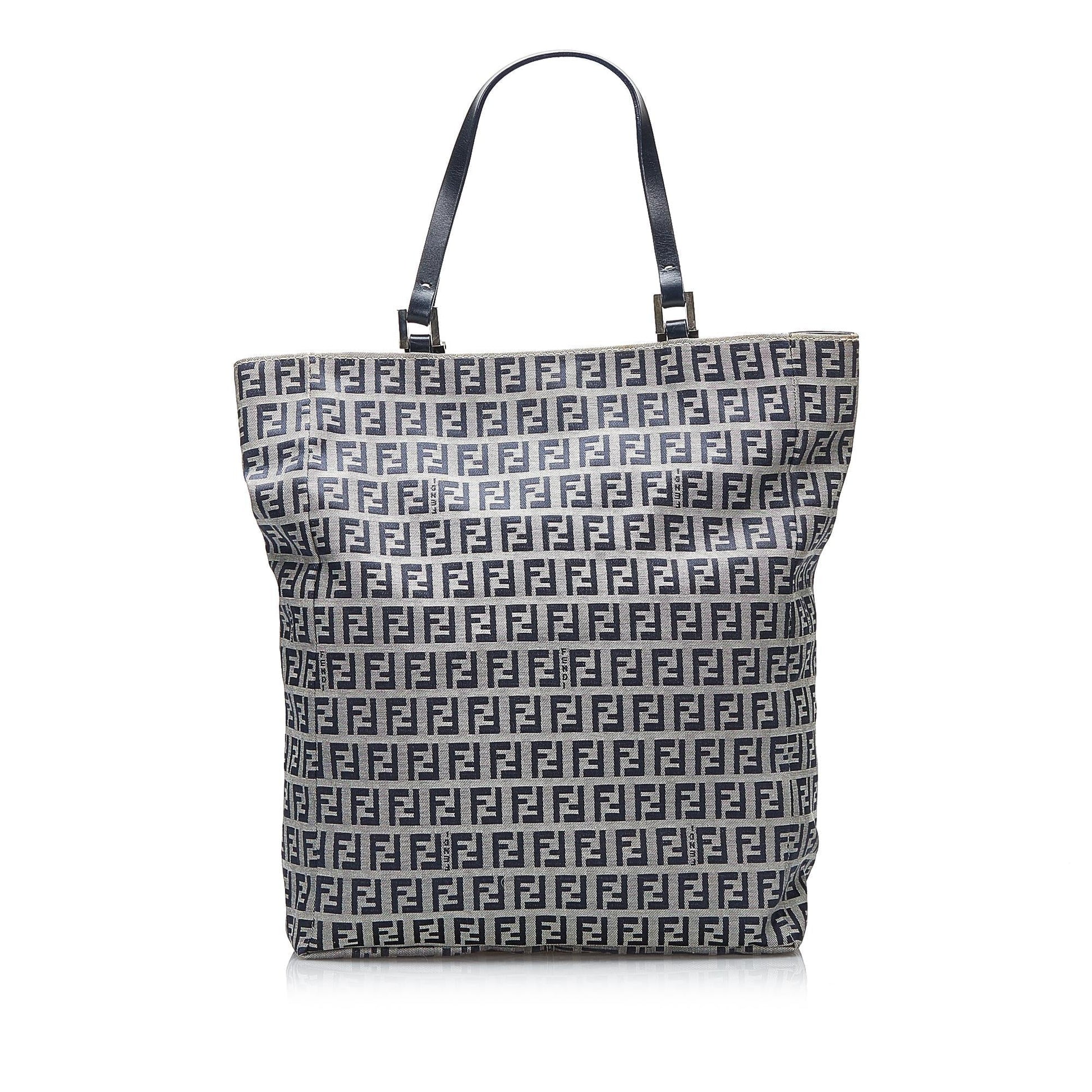 Fendi Zucchino Tote Shg Ditocs Tote Bag