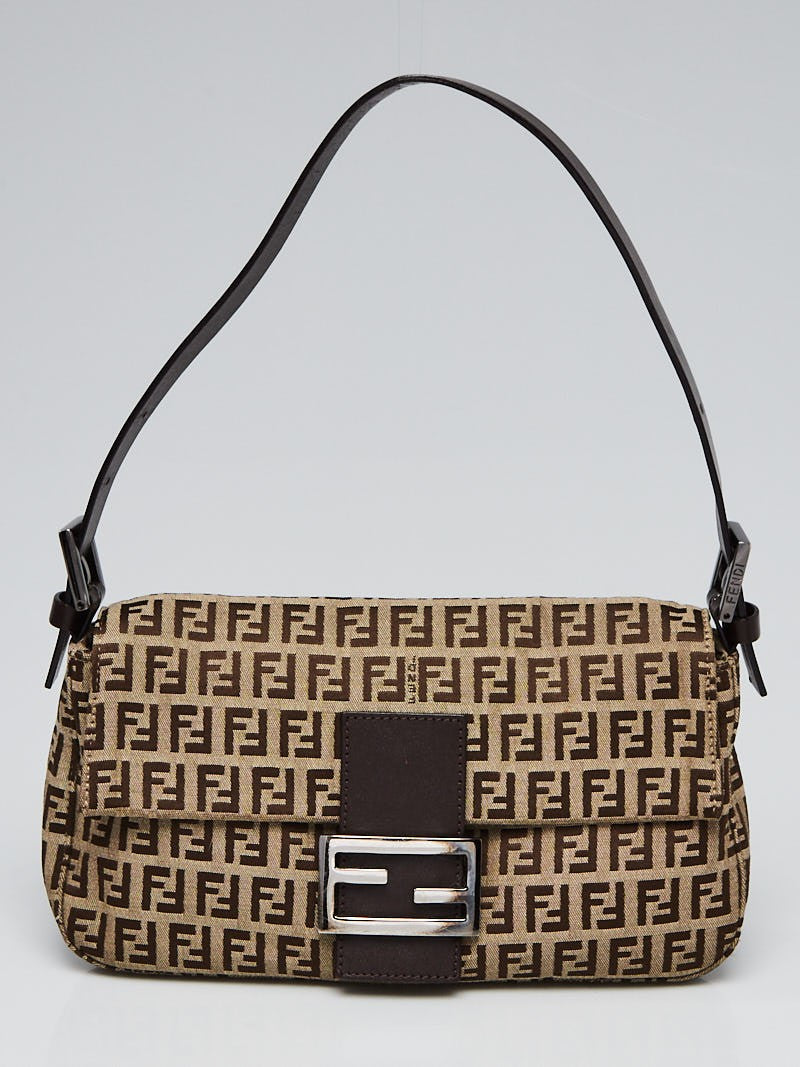 Fendi Zucchino Baguette Bag Shoulder Bag