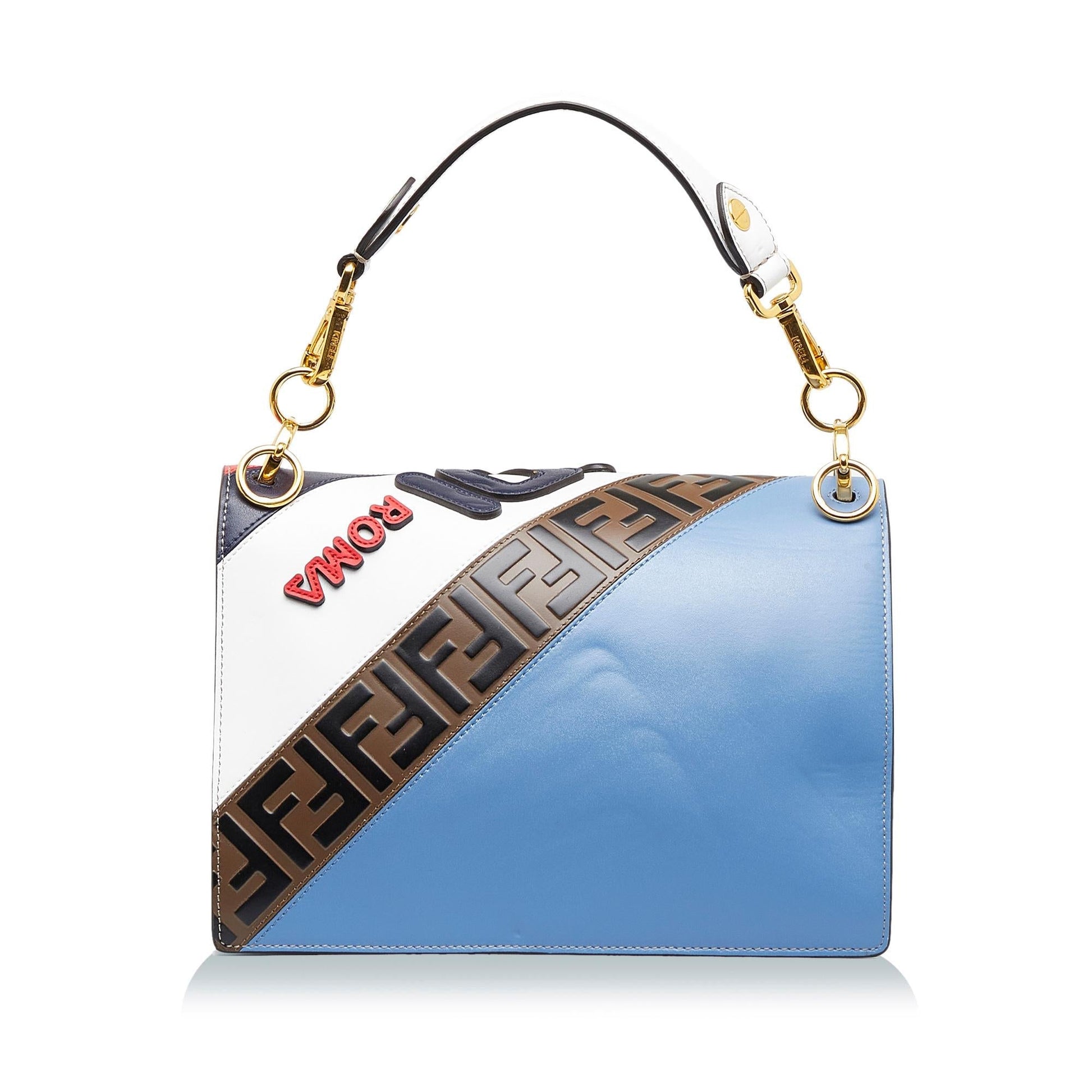Fendi Fila Kan Mania Satchel Shg Mcsl0P Logo Satchel Bag