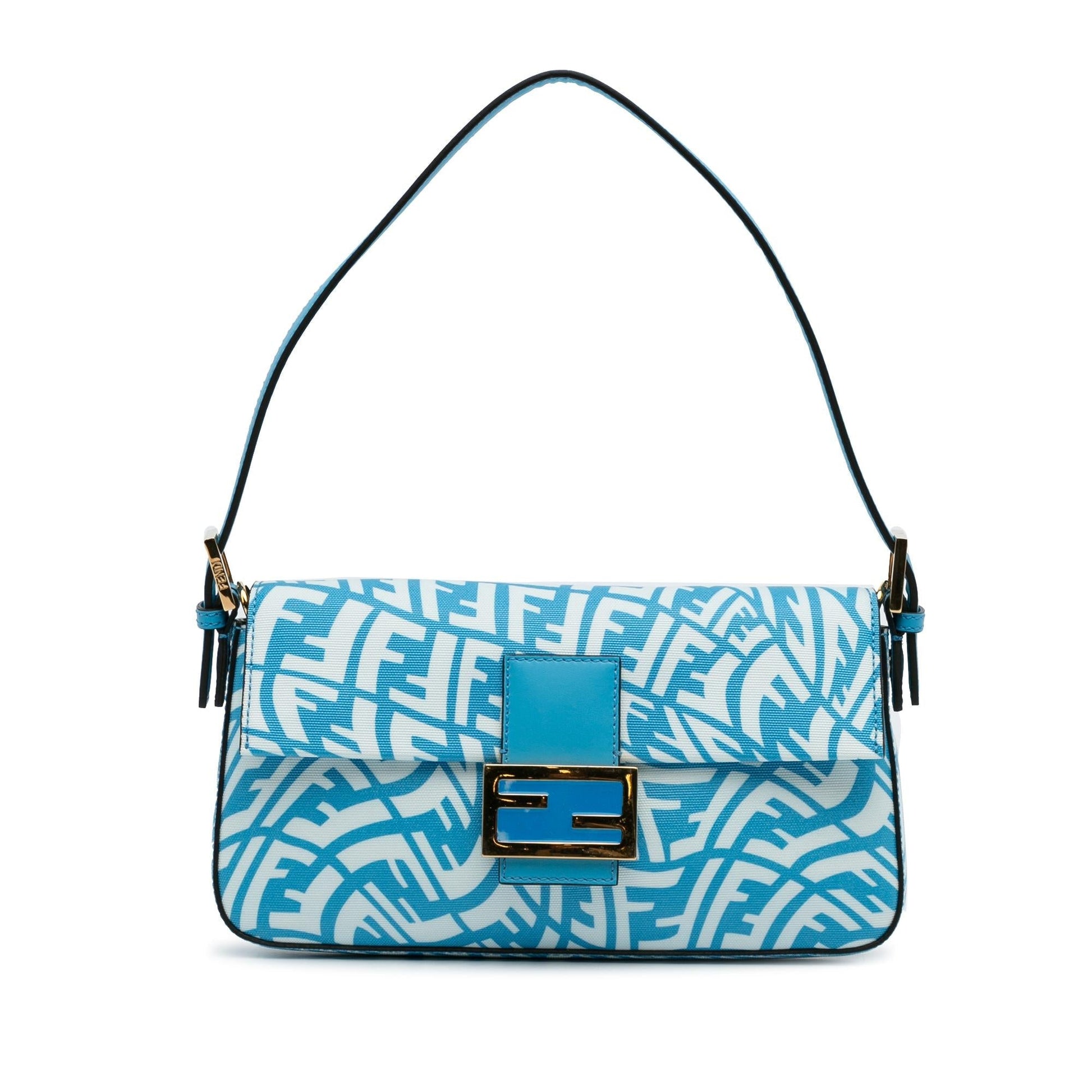 Fendi Sarah Coleman Ff Vertigo Baguette Shg Handbag Shoulder Bag