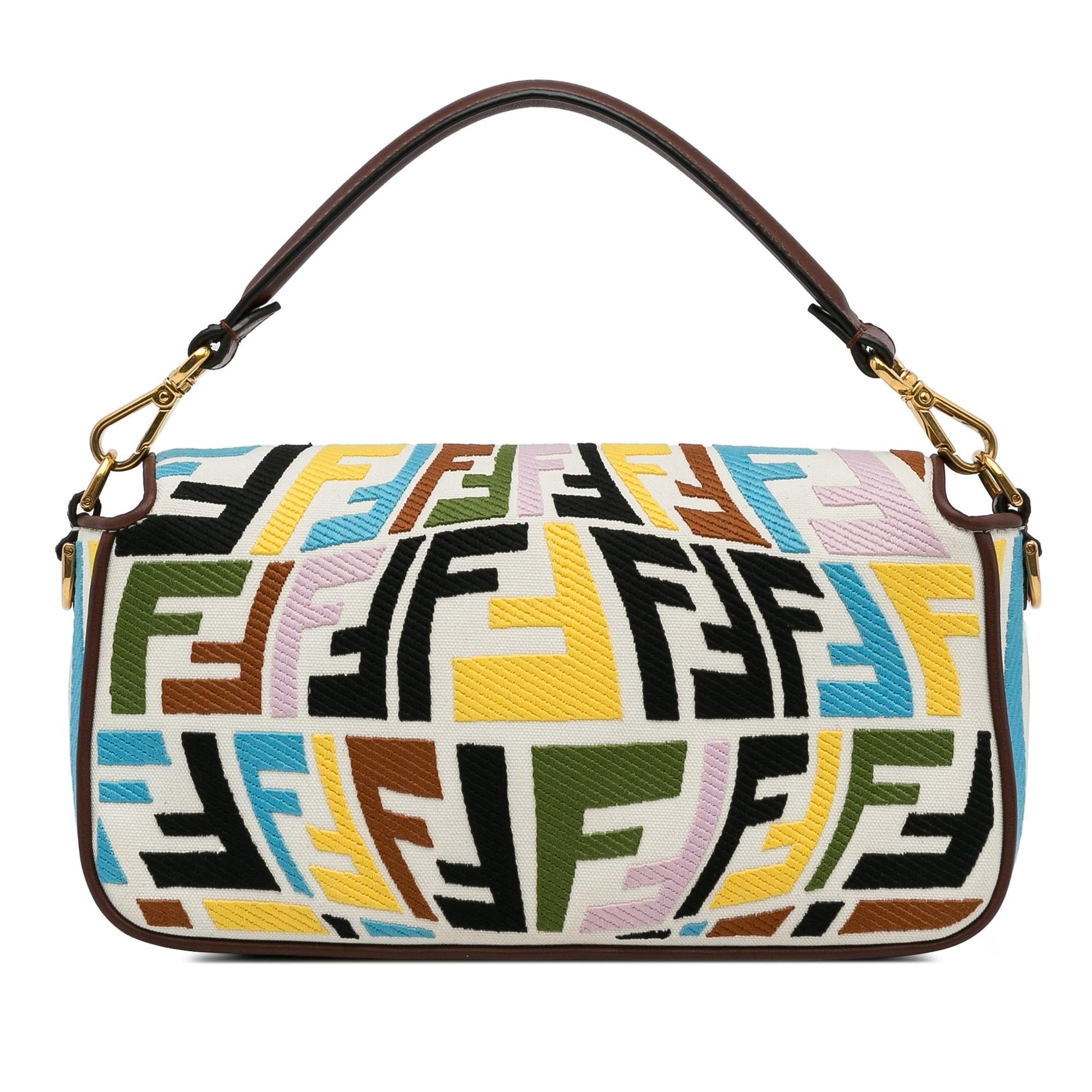 Fendi Sarah Coleman Fisheye Baguette Shg Brgz6G Satchel Bag