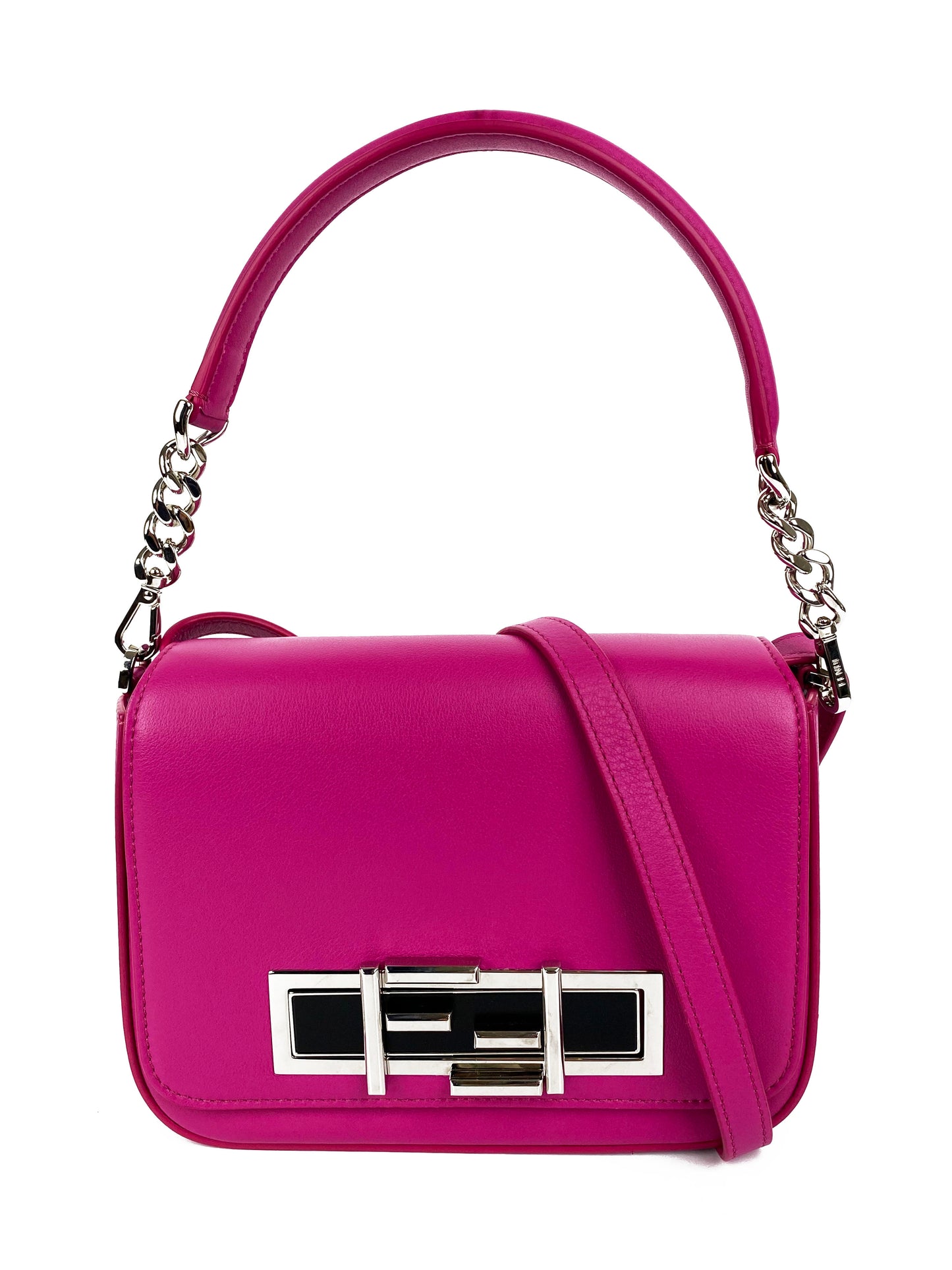 Fendi Handbag Magenta 3 Baguette Bag Shoulder Bag
