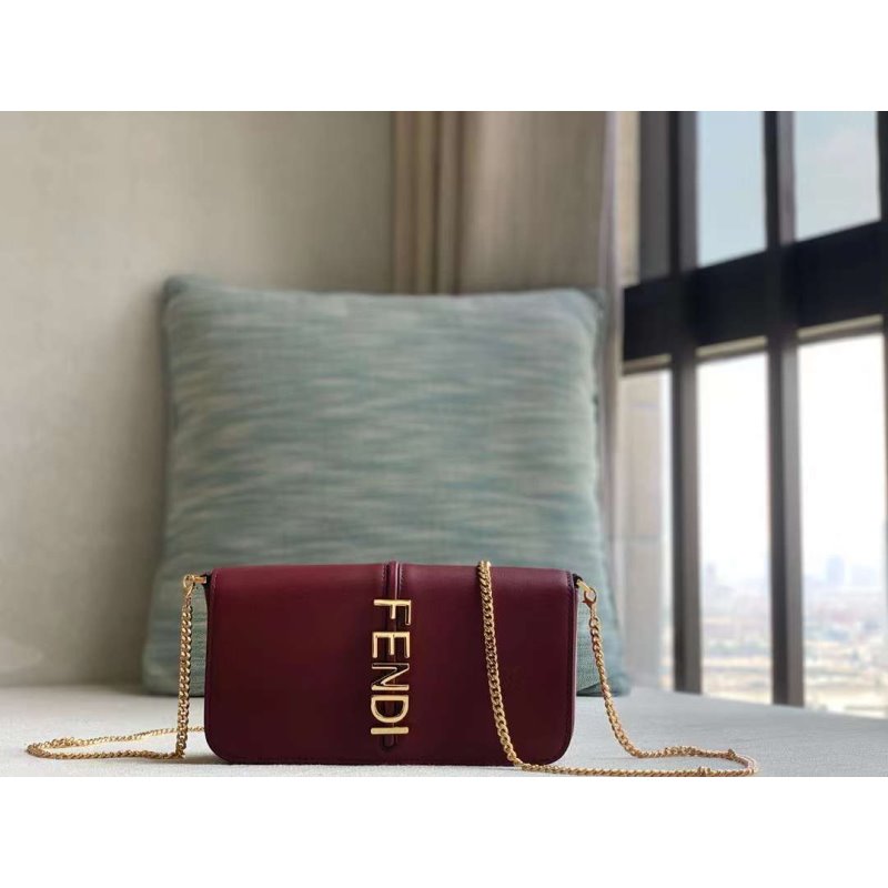 Fendi Hand Bag Chain Travel Bag