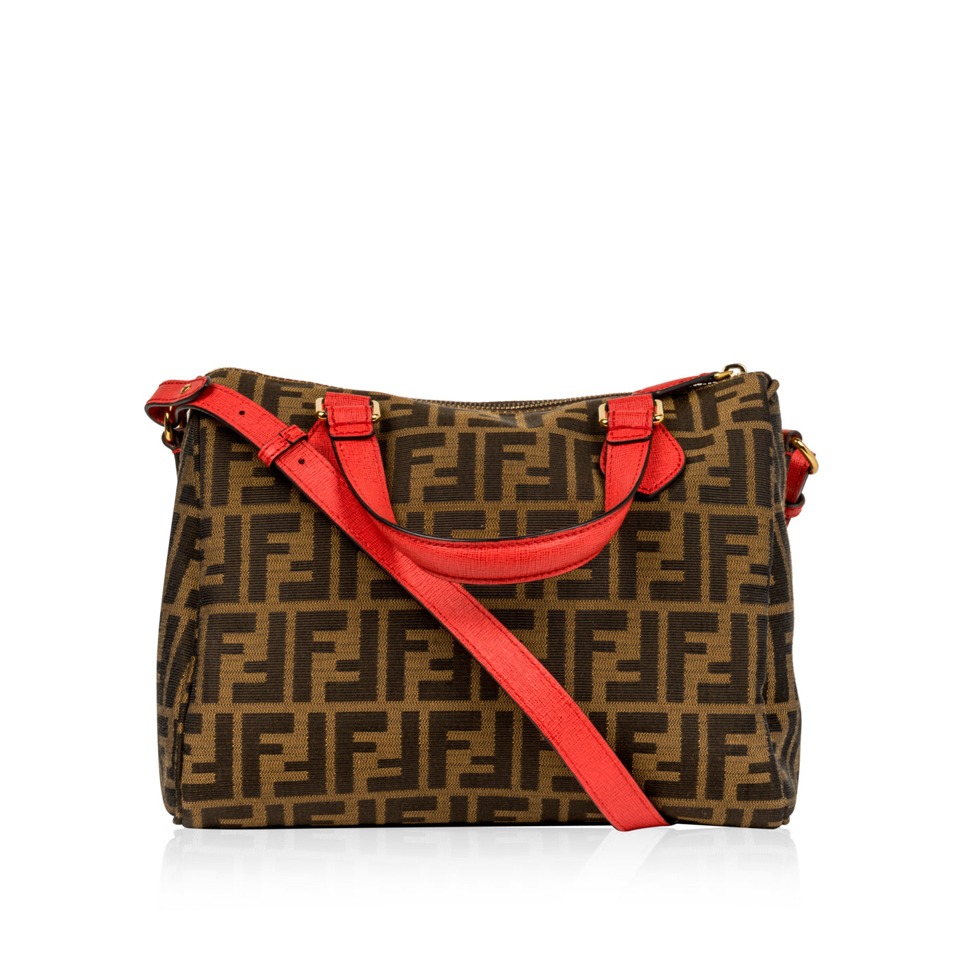 Fendi Zucca Bowling Bag Tote Bag