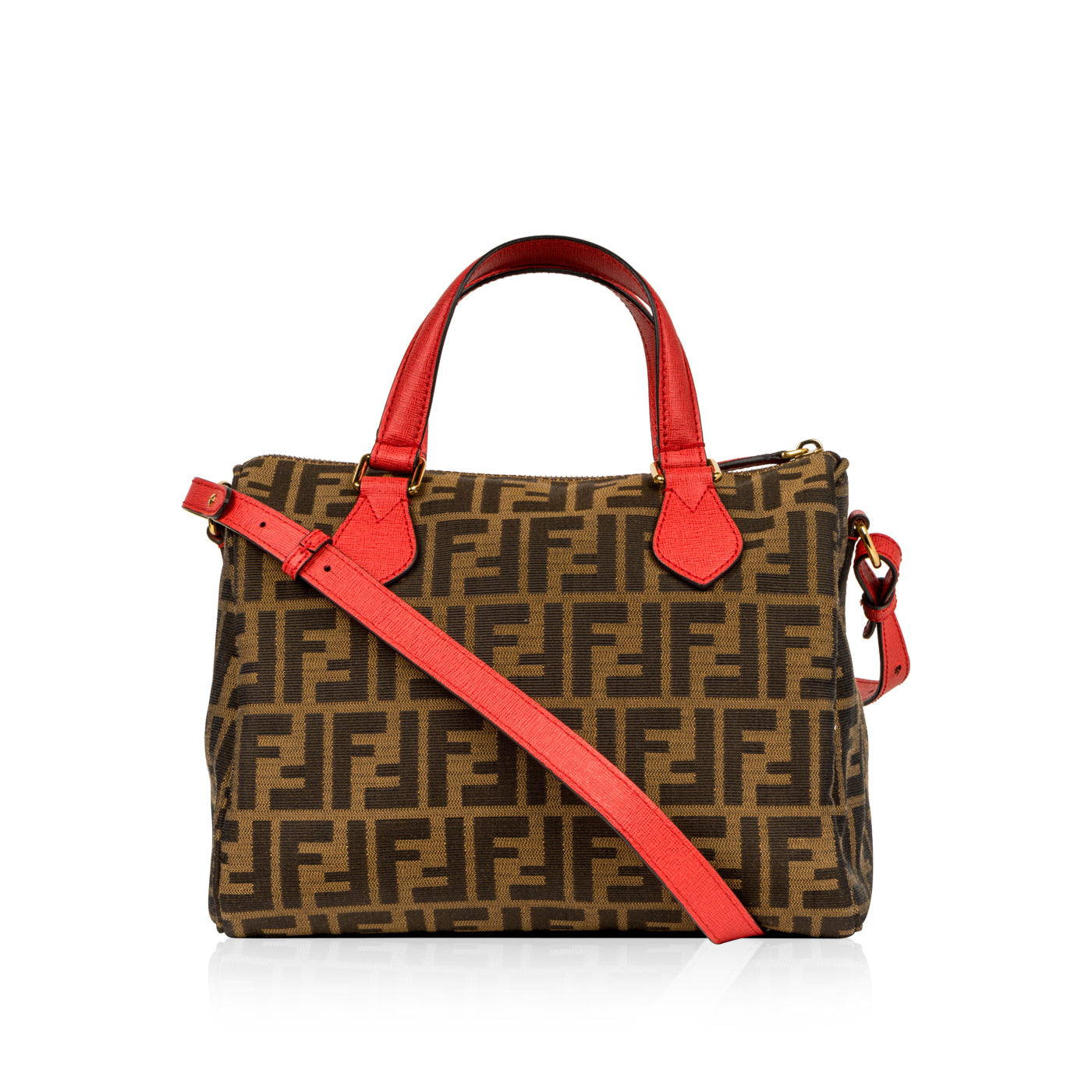 Fendi Zucca Bowling Bag Tote Bag