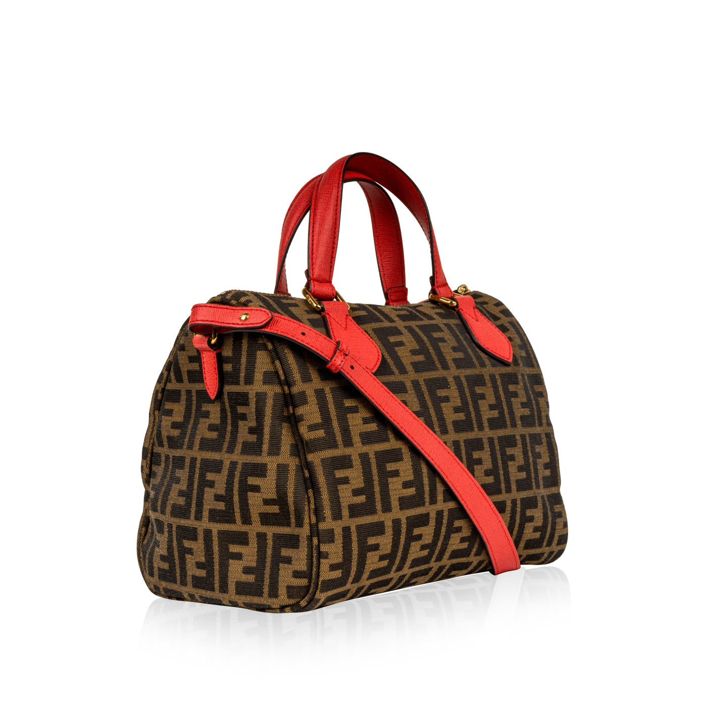 Fendi Zucca Bowling Bag Tote Bag