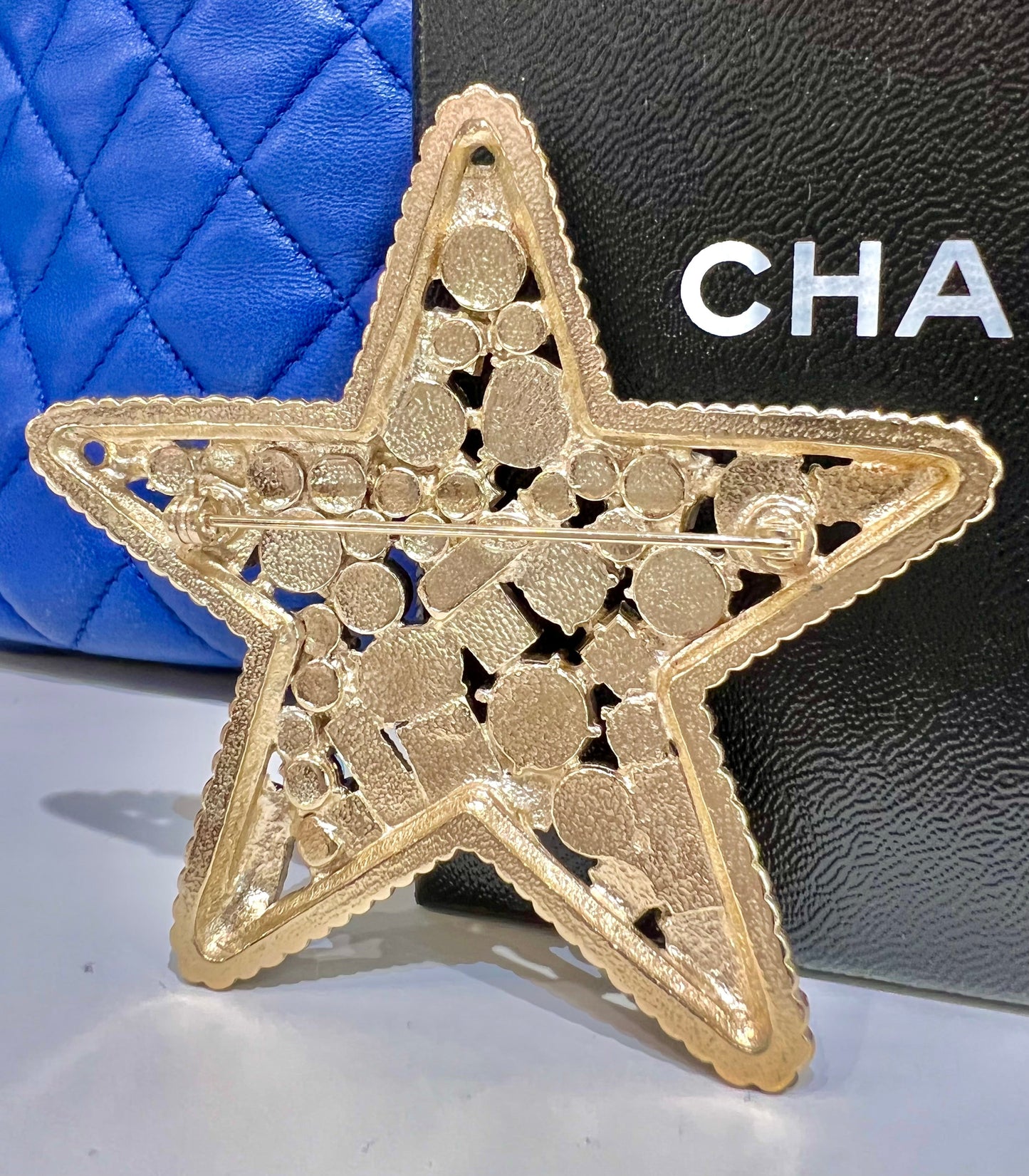 Chanel Gems Star Brooch Multicolor Handbag