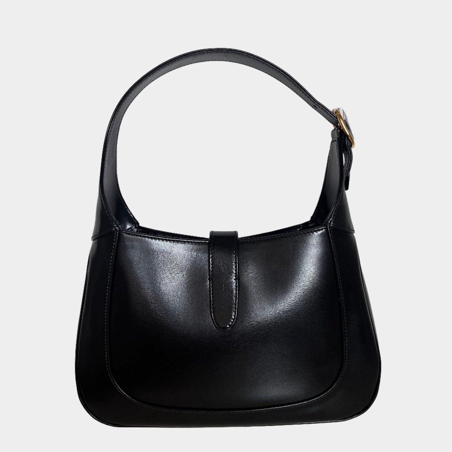 Gucci Jackie Adjustable Strap Leather Black Handbag Strap 6