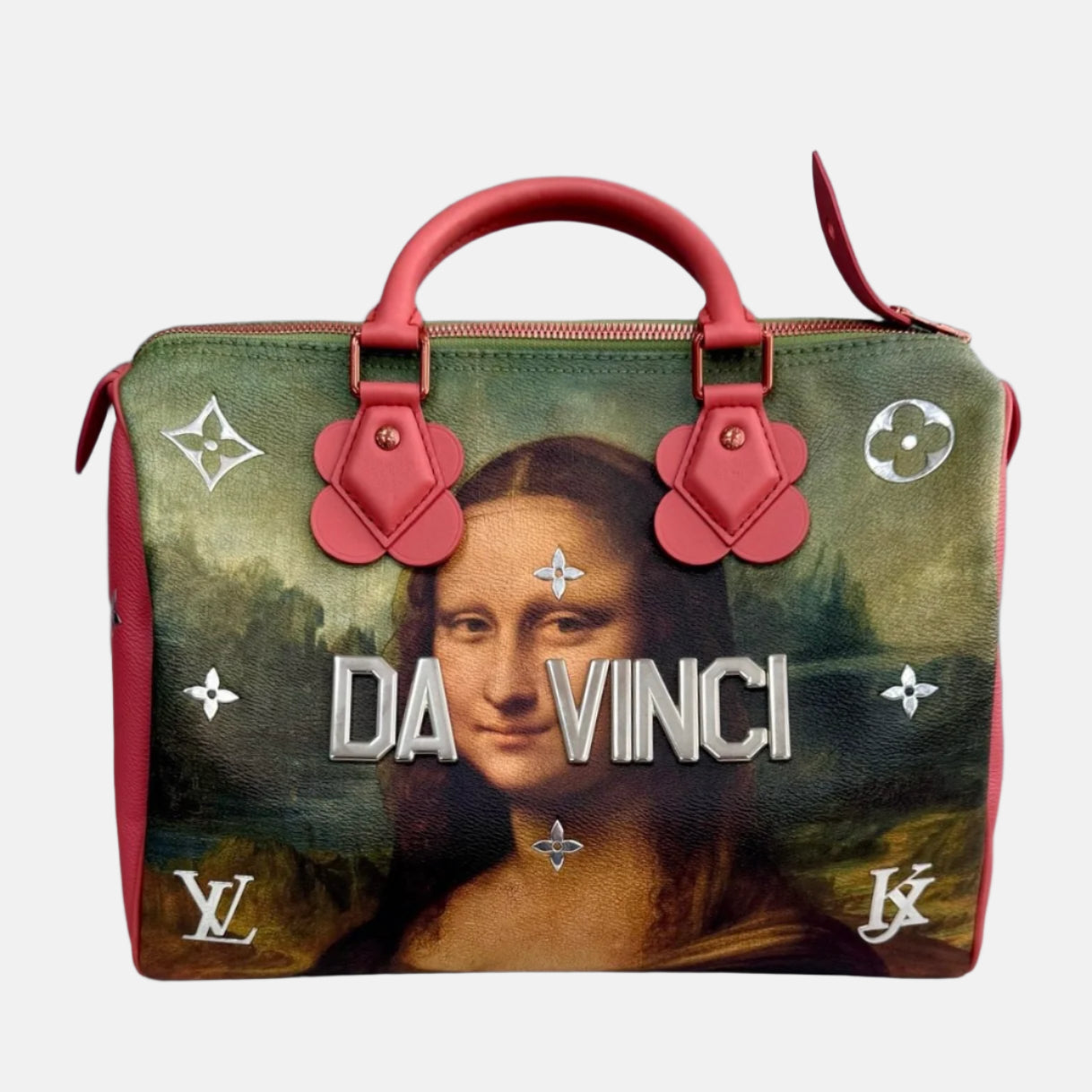 Louis Vuitton x Jeff Koons Speedy 30 Monalisa Handbag