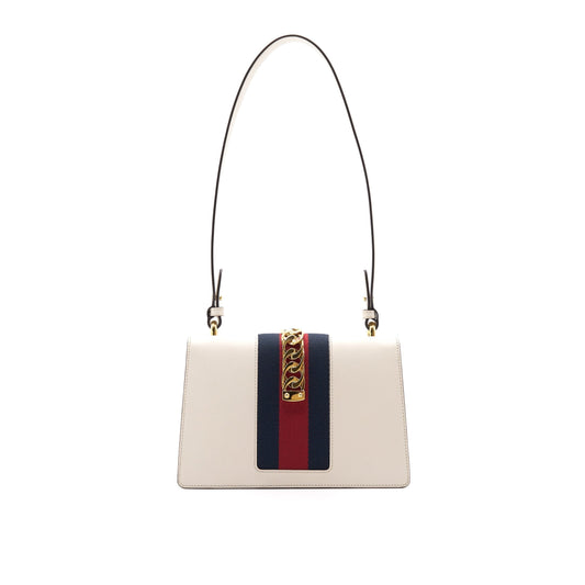 Gucci Sylvie Shoulder Bag White Small